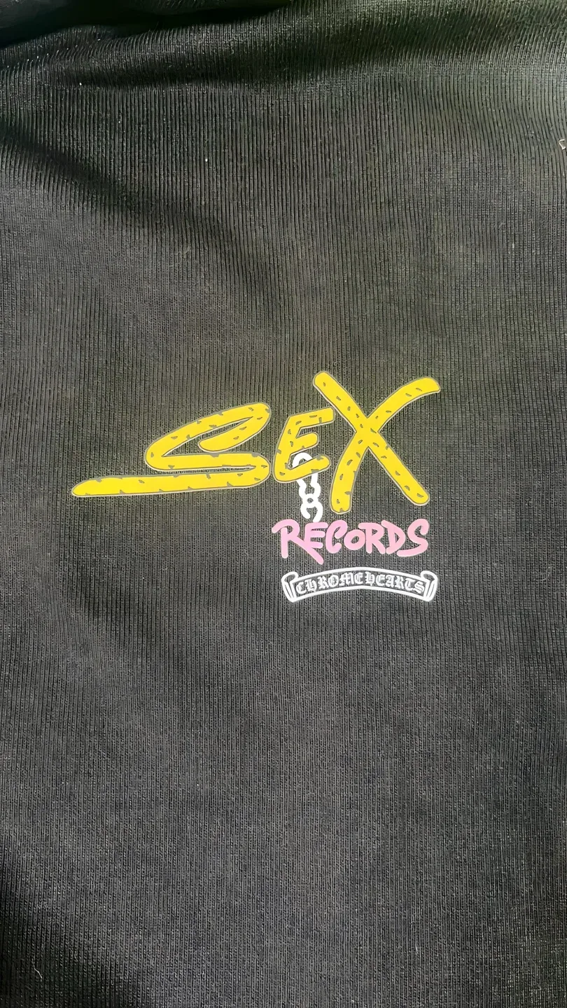 Chrome Hearts Sex Records Hoodie 🟨⬛️ image indicator(5)