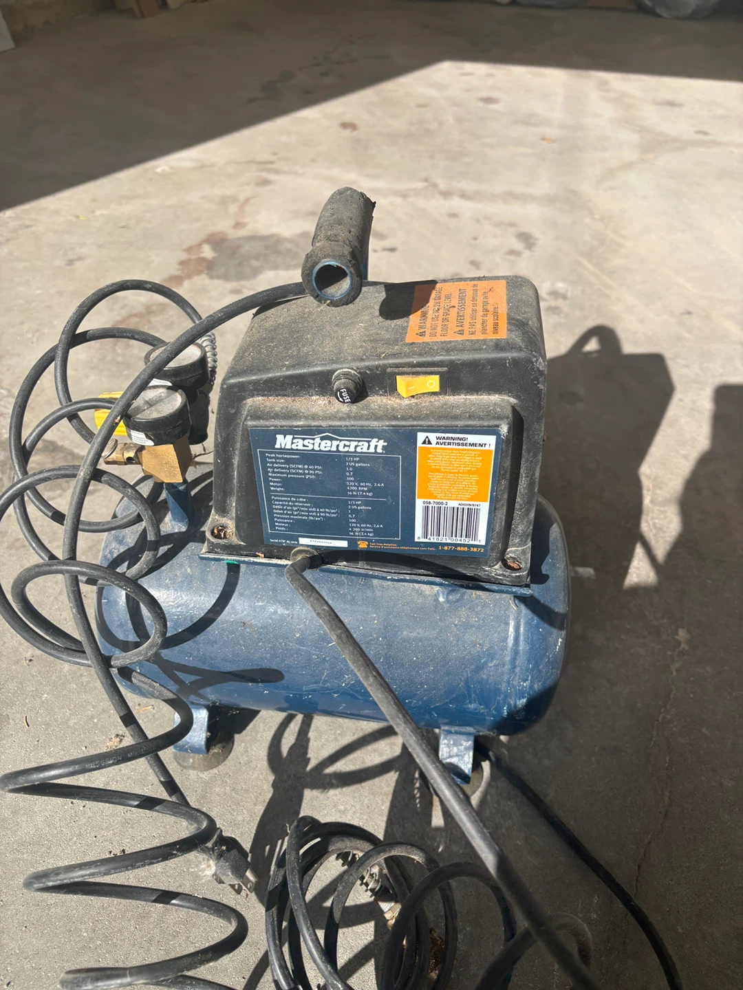 Mastercraft Air Compressor