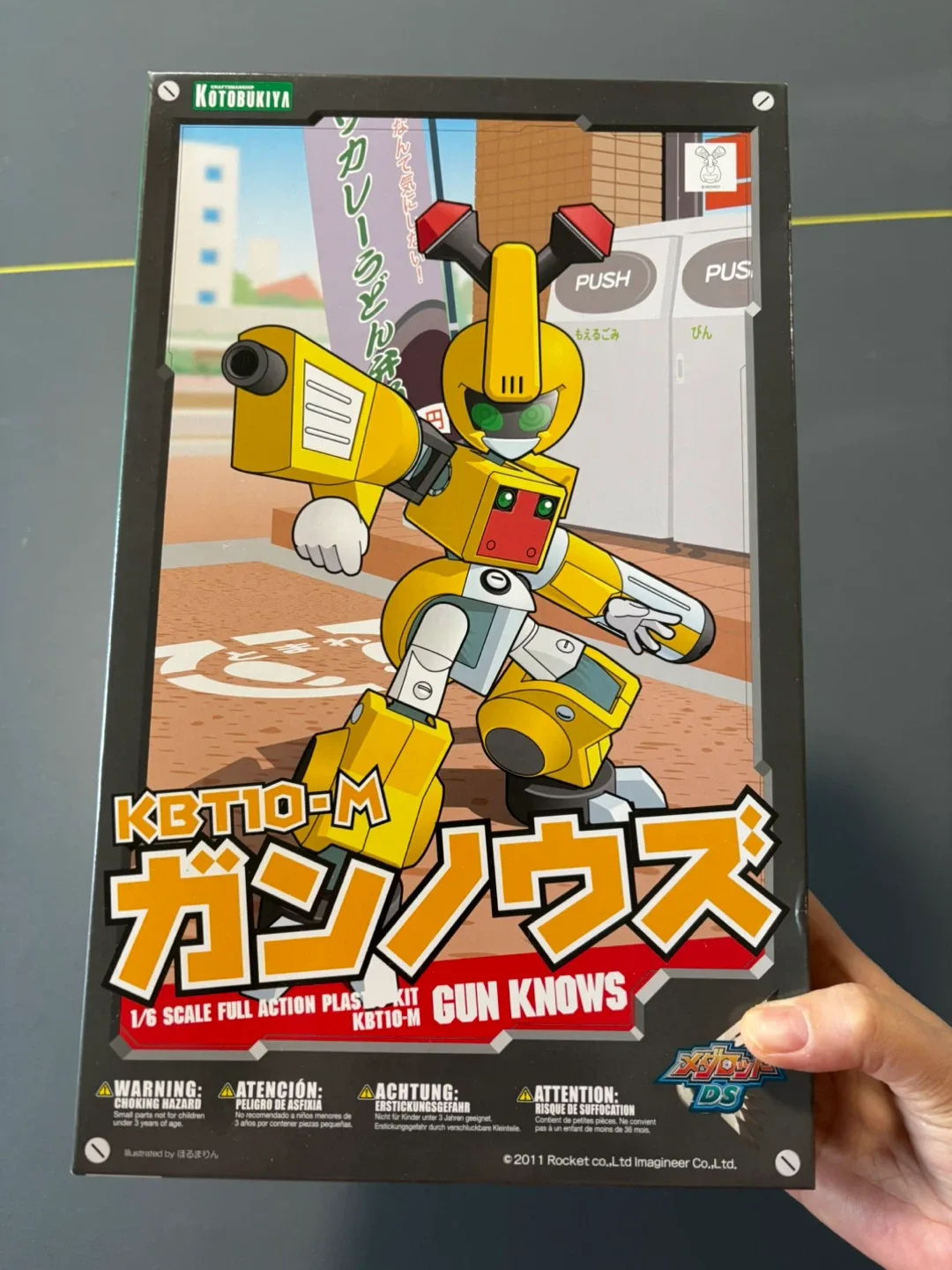 Kotobukiya Medabots Kbt10-m Gun Knows 1/6 Plastic Model Kit