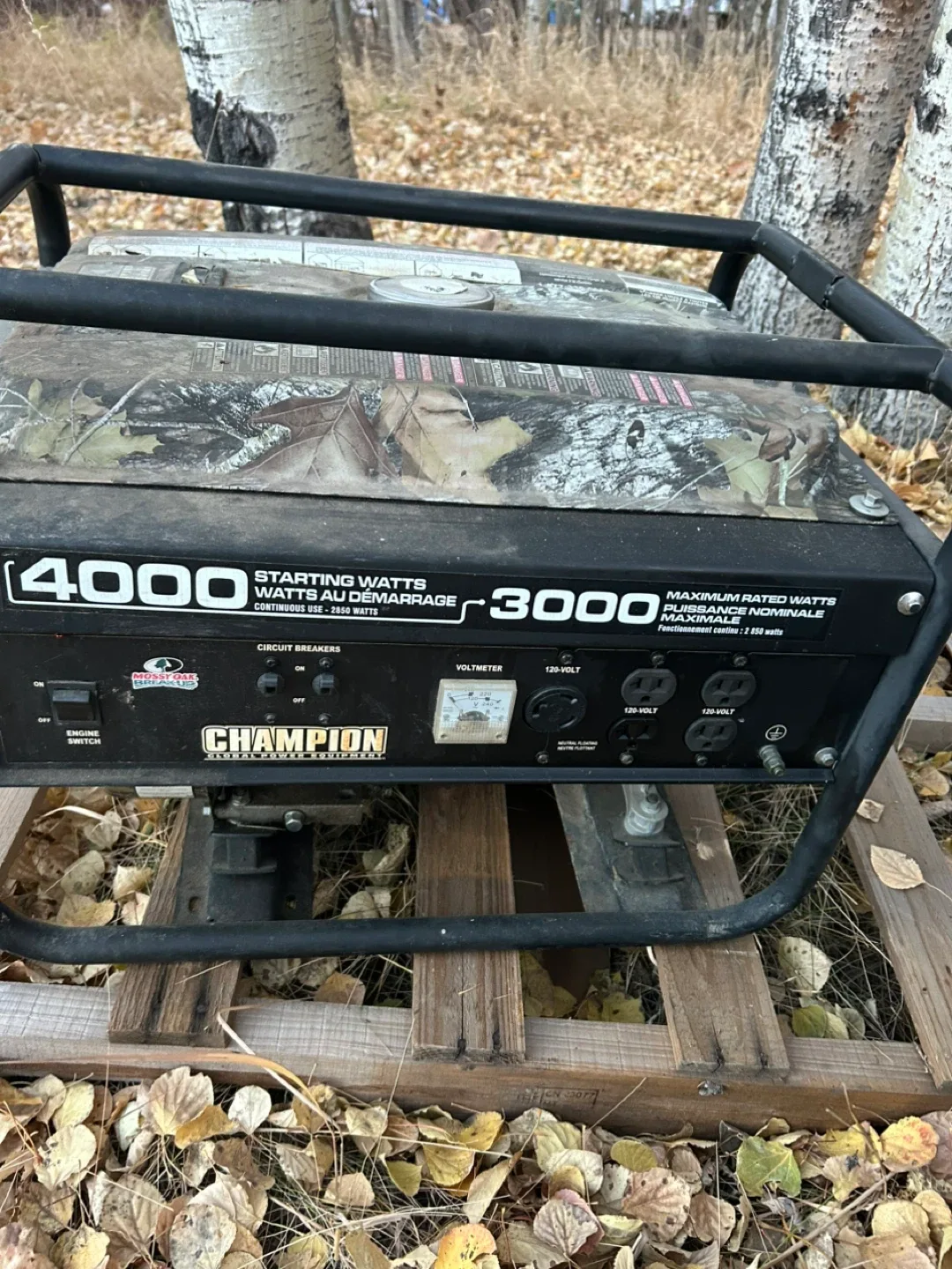 Gas generator image indicator(4)