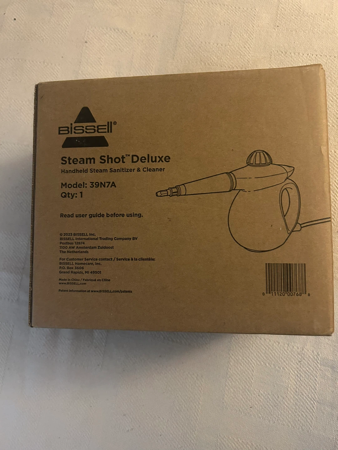 Bissell Steam Shot Deluxe Handheld Sanitizer & Cleaner - New