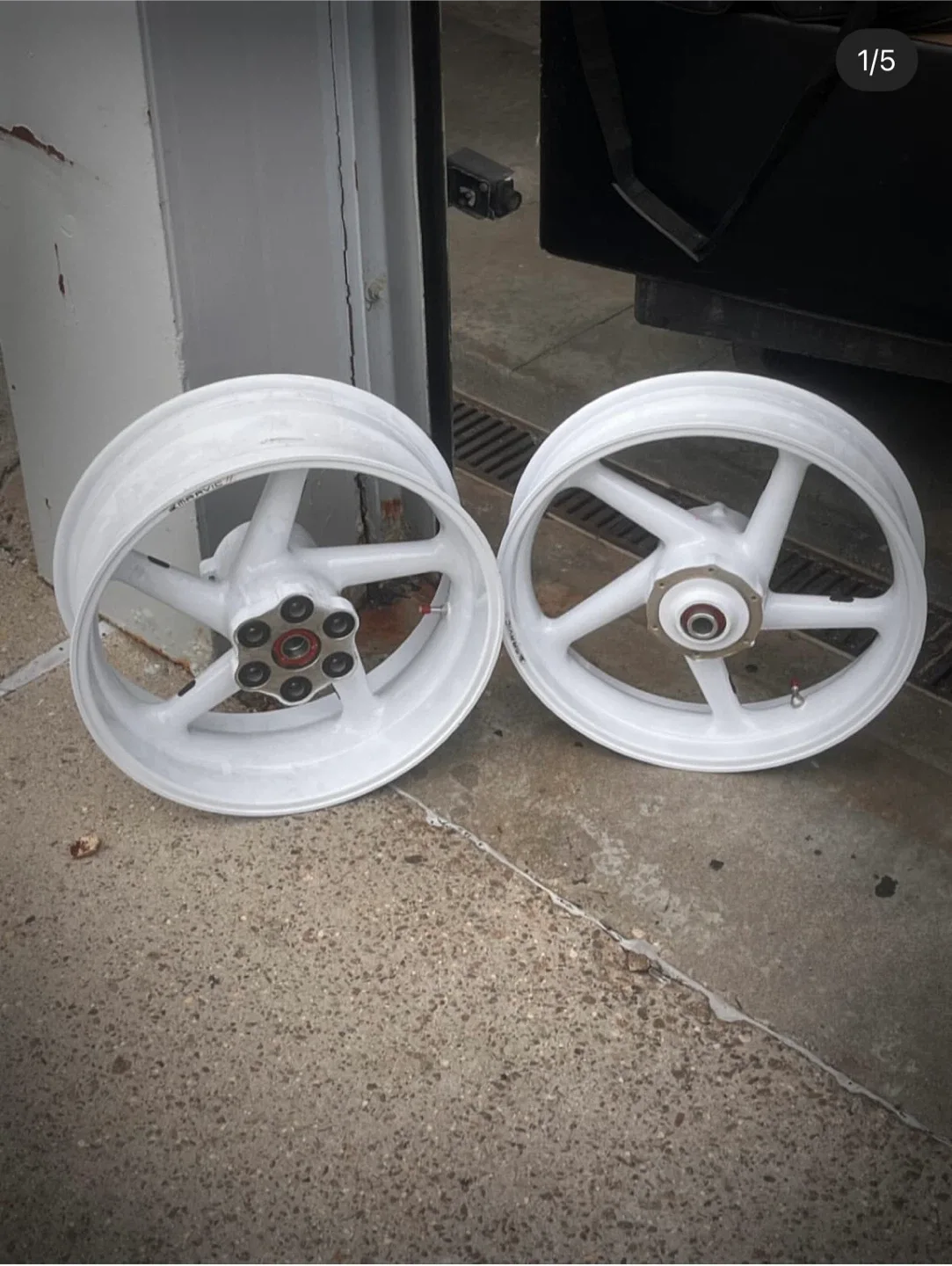 Motorcycle Wheels - White