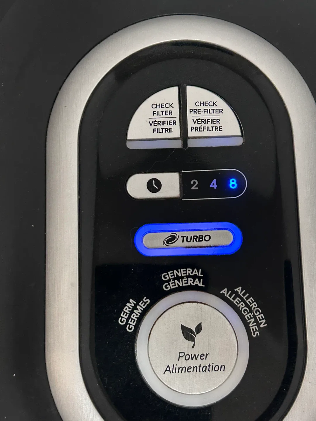 Honeywell Air Purifier Tower image indicator(4)