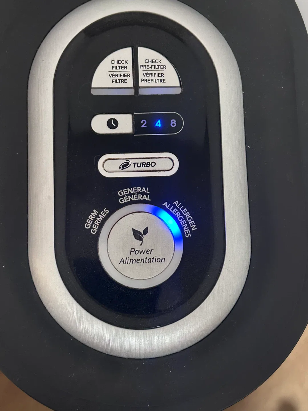 Honeywell Air Purifier Tower image indicator(3)