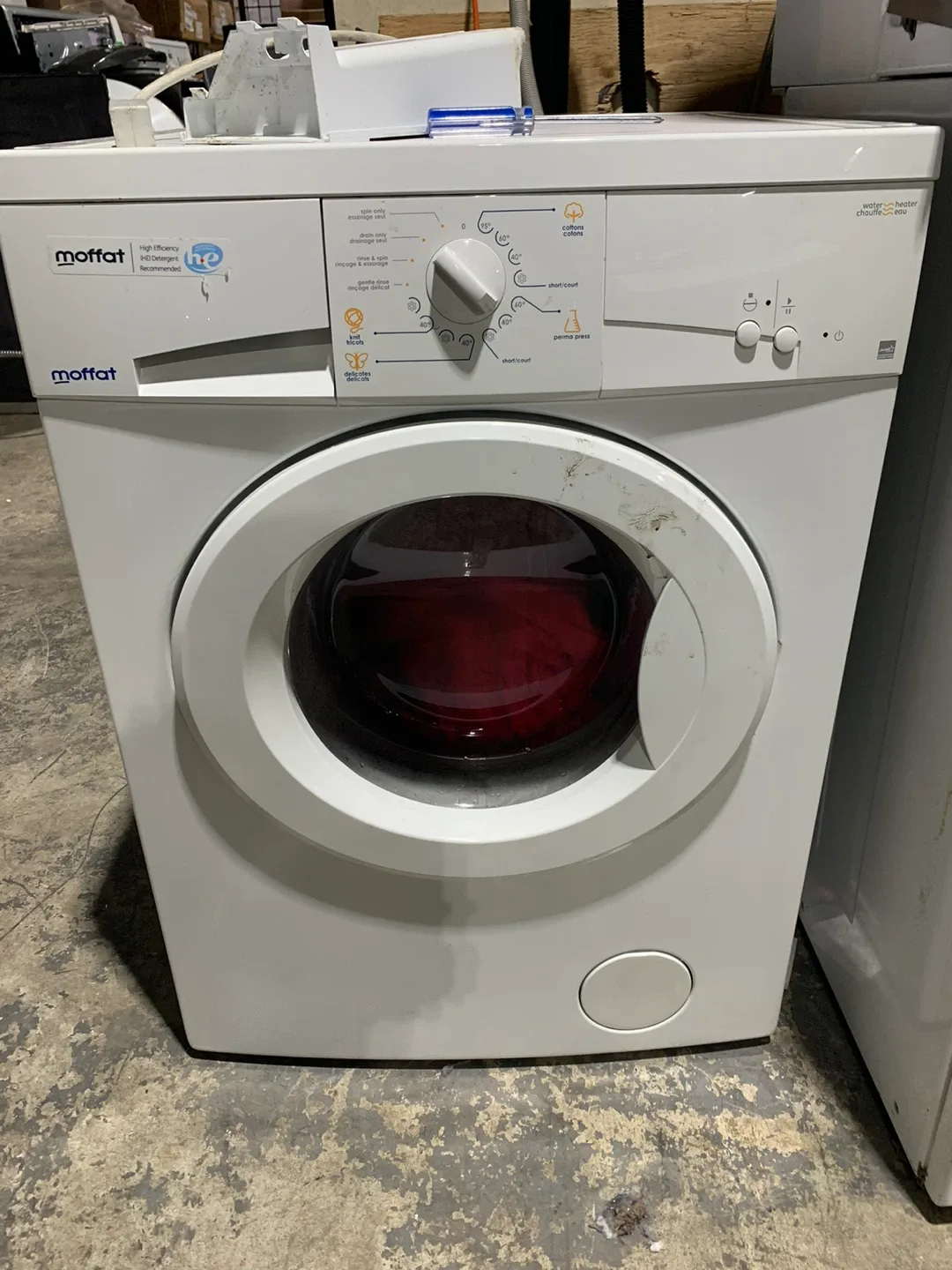 Moffat RCKH315EHW Dryer