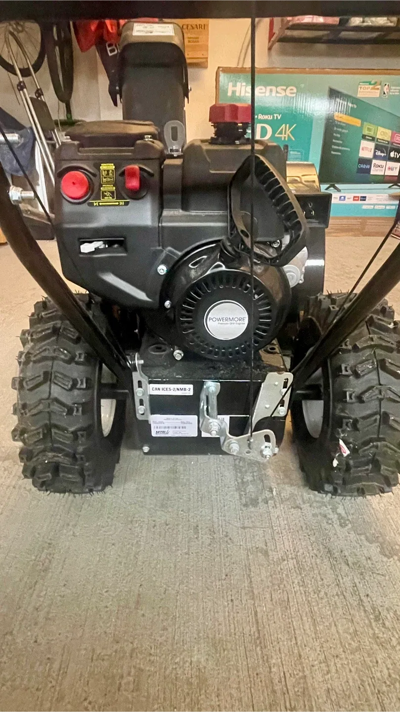 Yard Machines 24" 208cc 2-Stage Snowblower Electric & Pull Start image indicator(10)