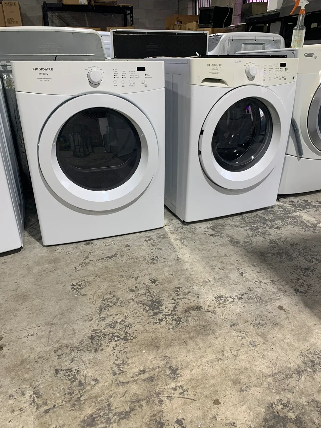 Frigidaire washer and dryer set only 575/- image indicator(2)