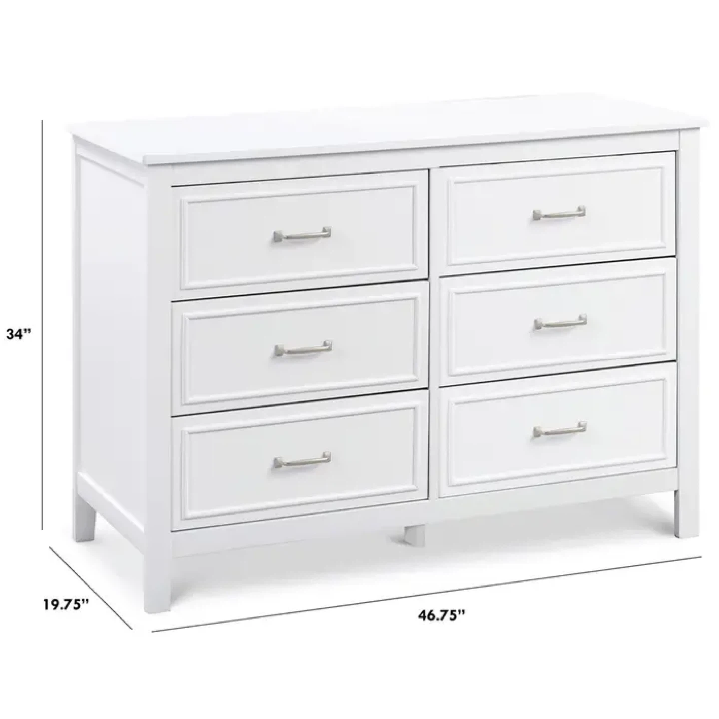 DaVinci Charlie Double Dresser with Changing Tray