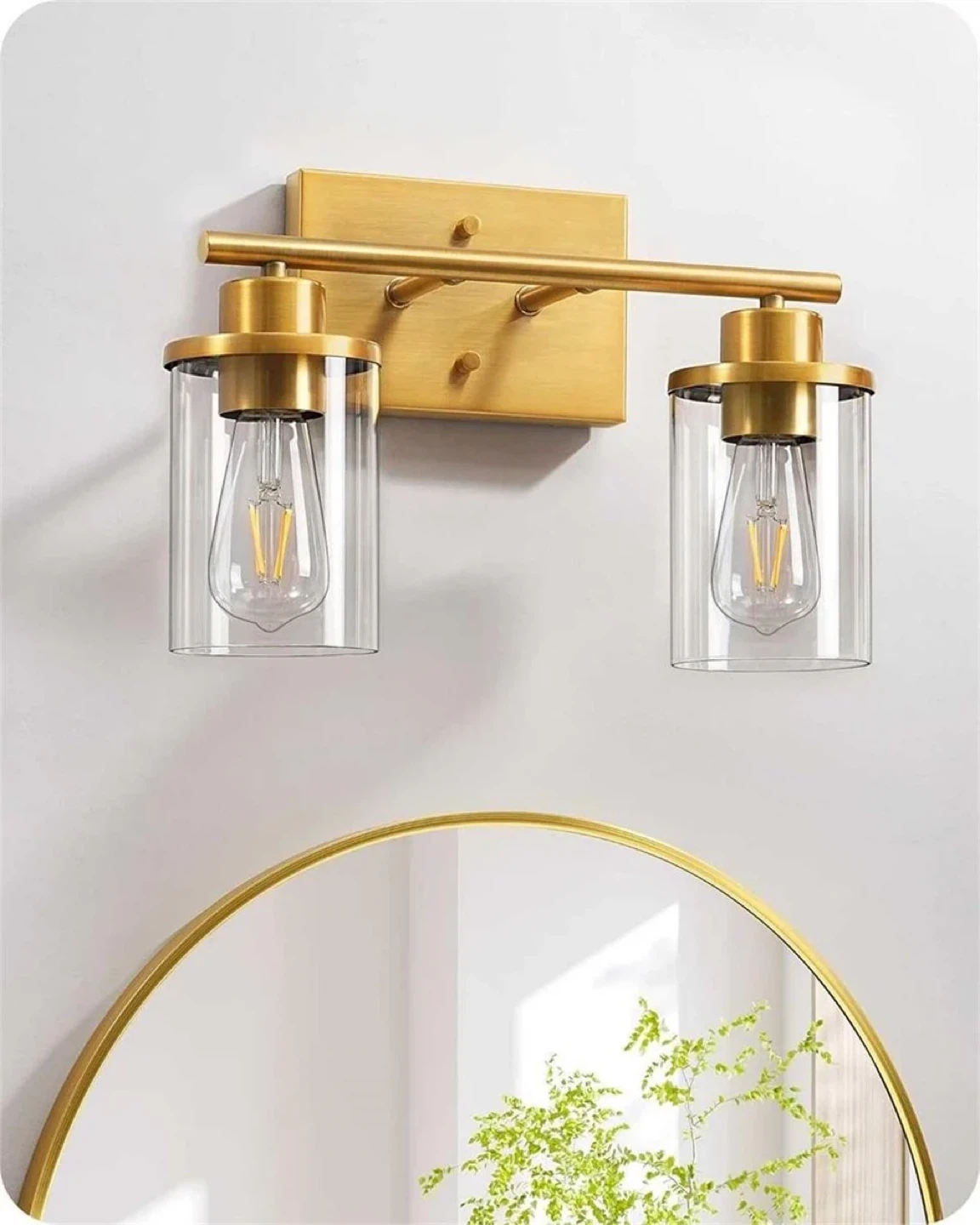 New EDISHINE Vanity Light - Gold