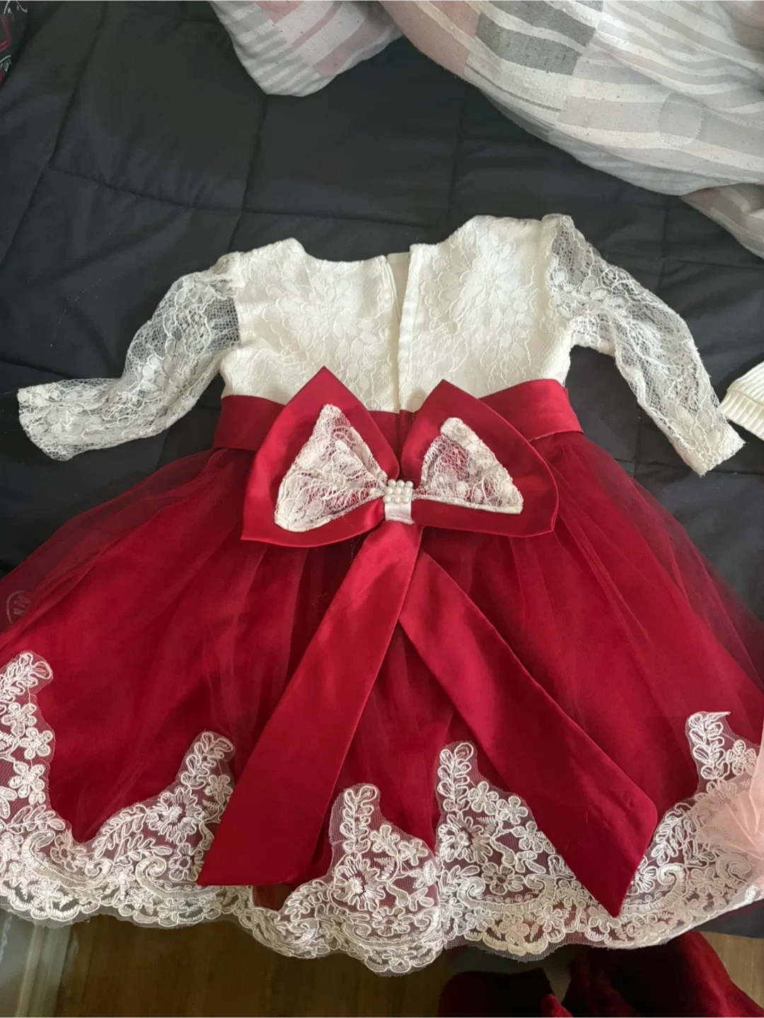 Girls' Dresses - Red & Pink image indicator(2)