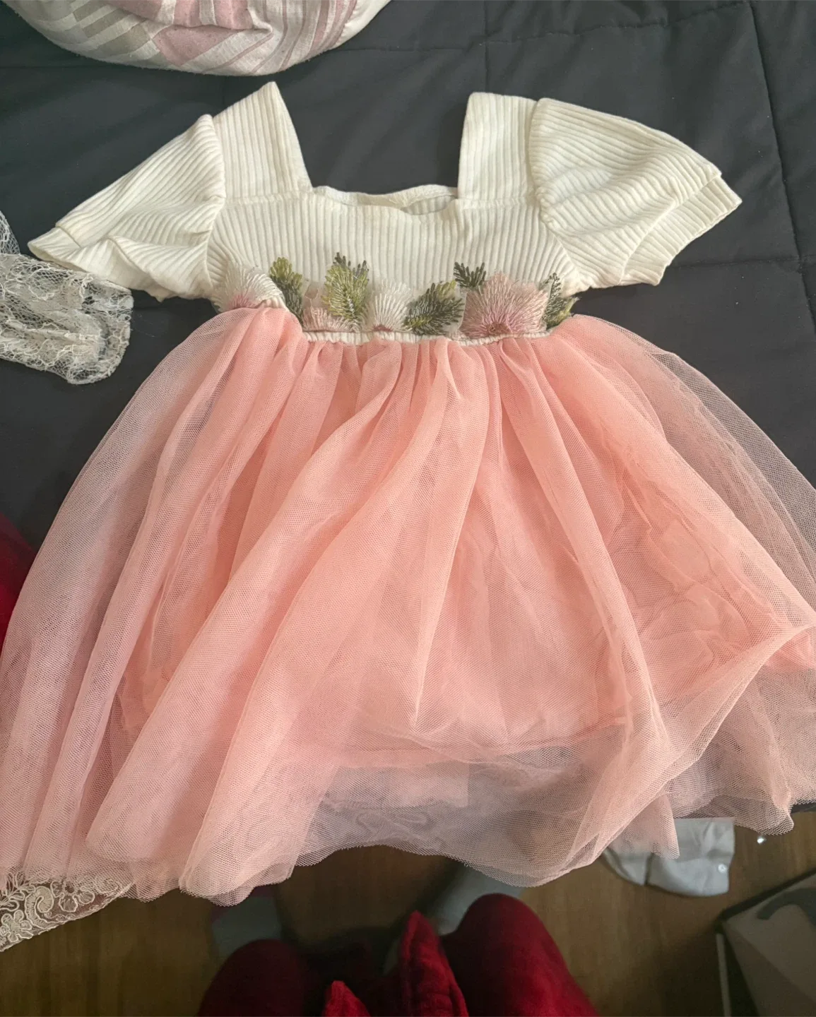 Girls' Dresses - Red & Pink image indicator(3)