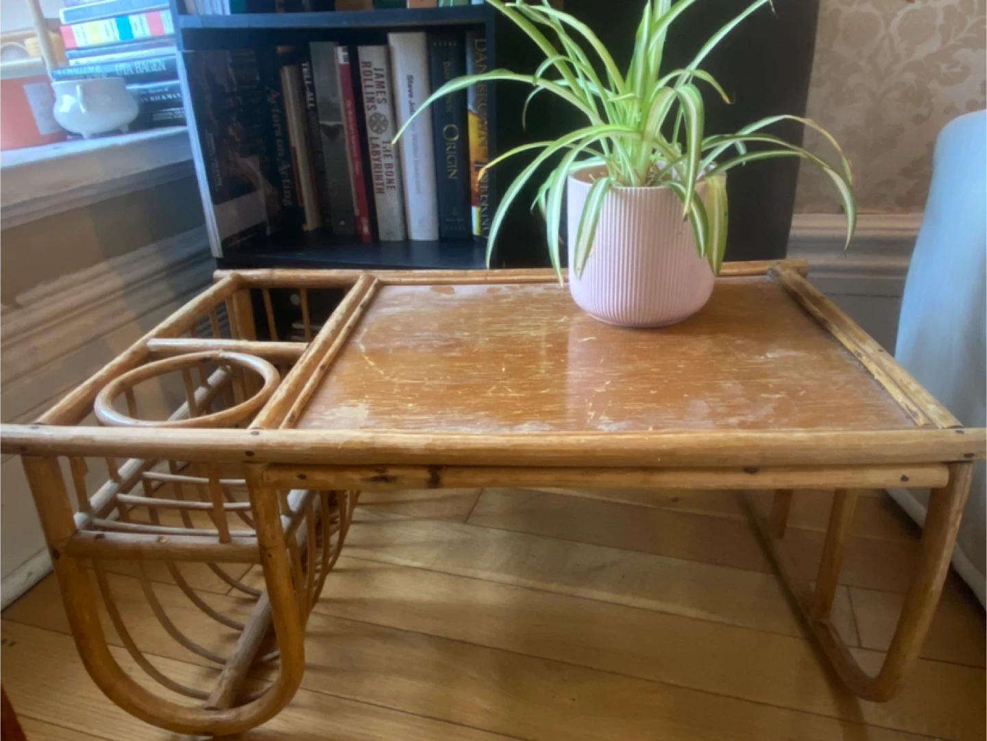 Rattan Tray Table