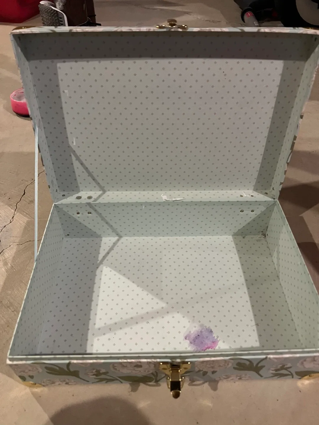 Floral Patterned Storage Trunk image indicator(3)