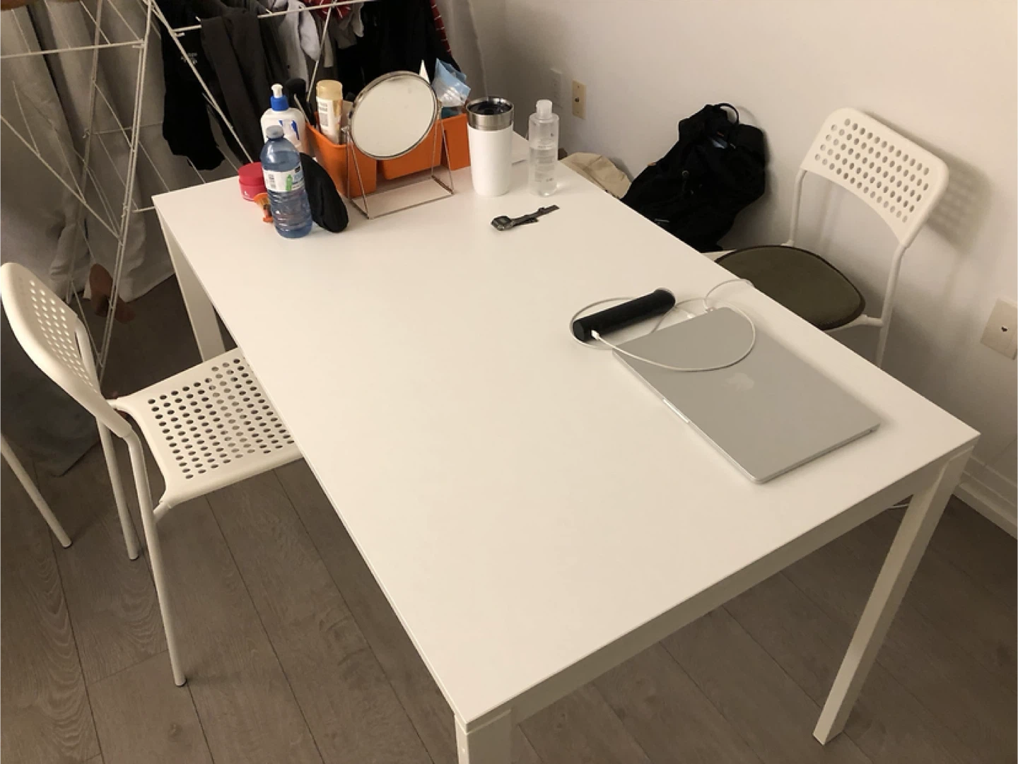 IKEA White Dining Table - photo 2
