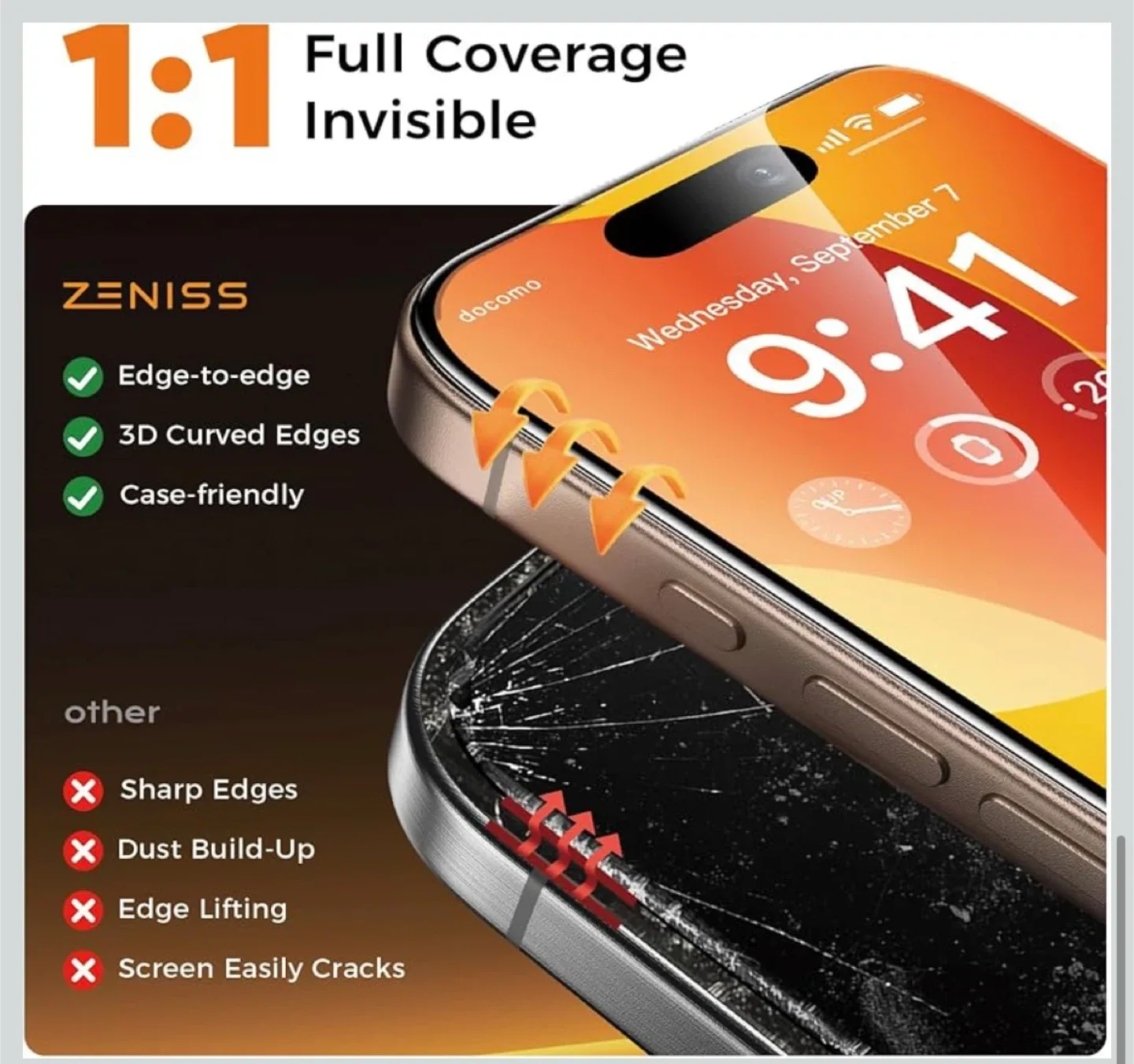 Screen Protector iPhone 15 Pro Max image indicator(6)