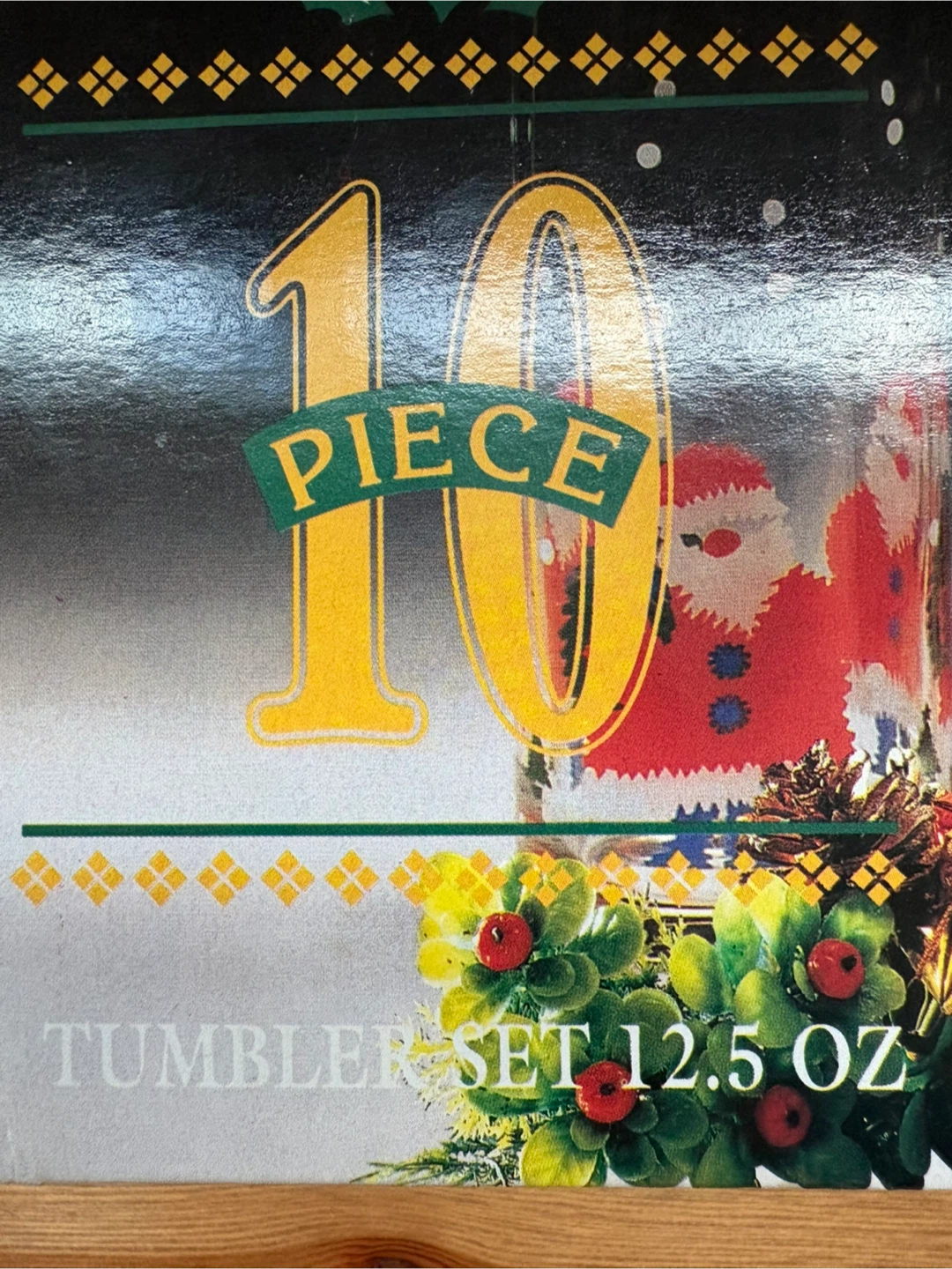 Santa Claus Glass Tumbler Set of 10 - photo 4