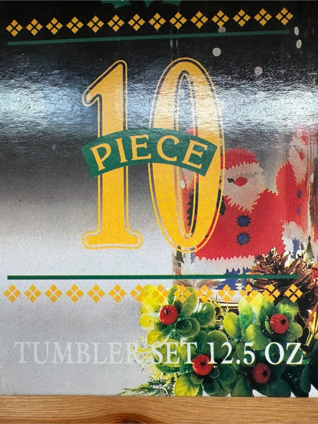 Santa Claus Glass Tumbler Set of 10 image indicator(4)