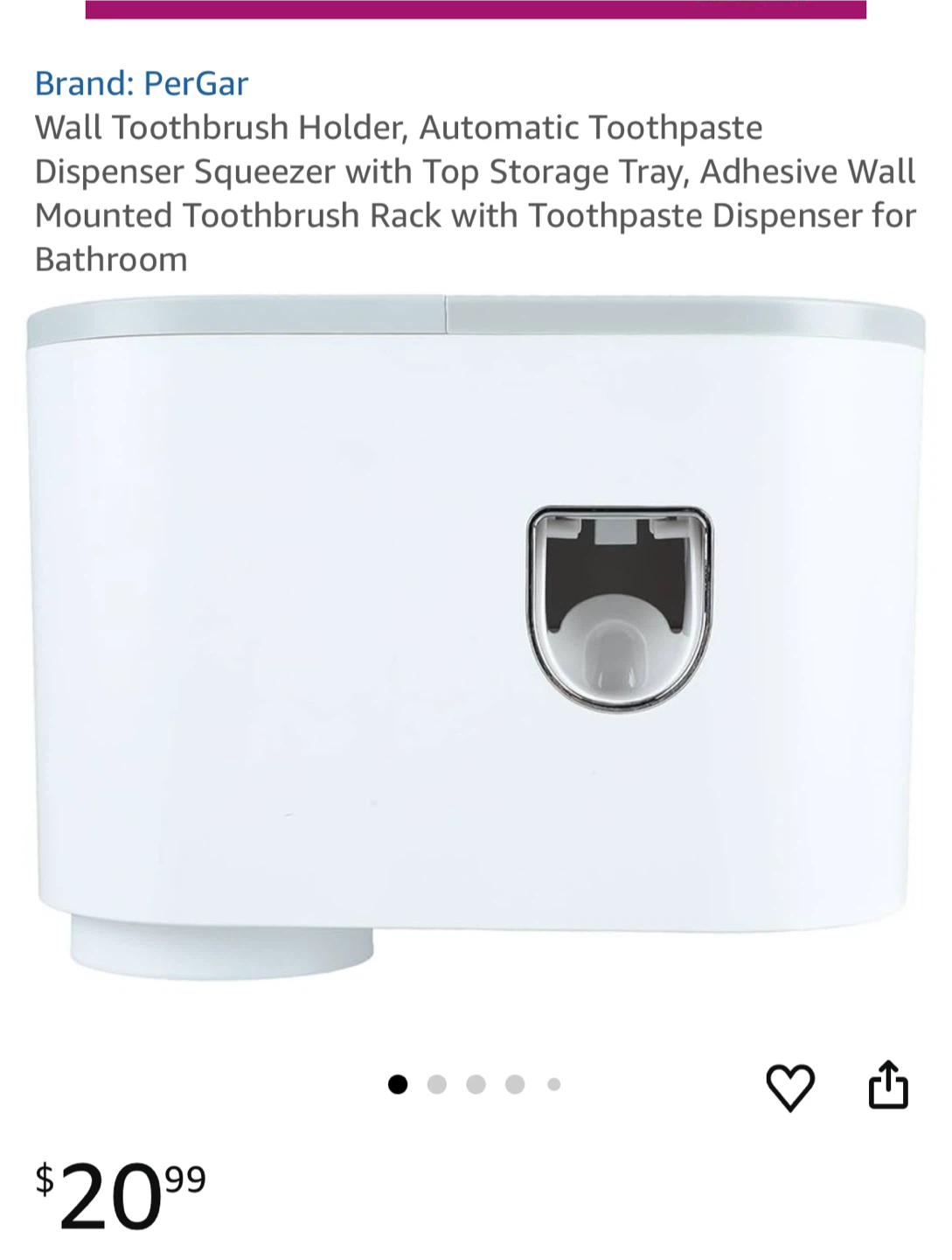 PerGar Toothpaste Dispenser