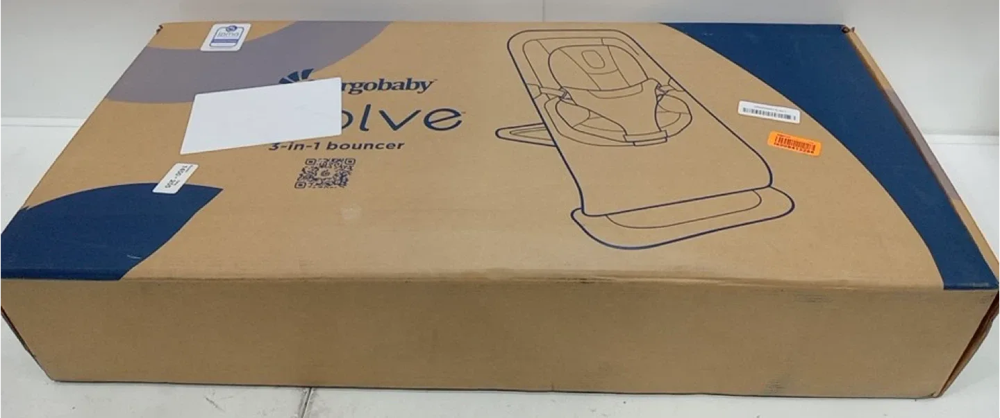 Ergobaby Evolve 3-in-1 Adjustable Bouncer Seat - Light Grey image indicator(2)