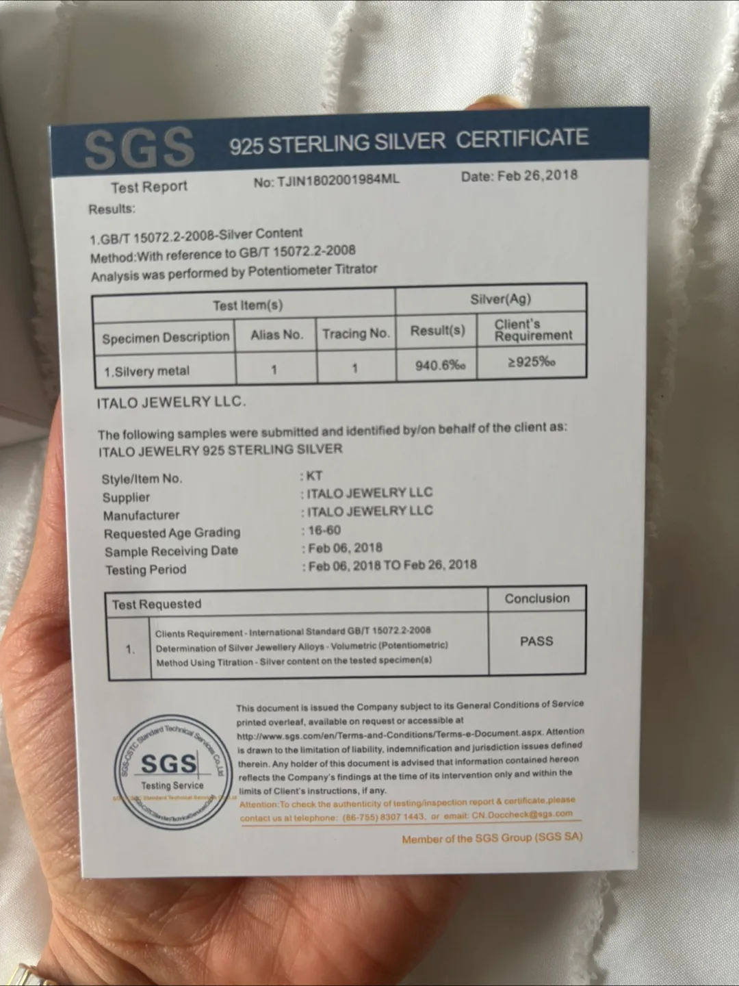 Italo Jewelry Eternity Band image indicator(6)