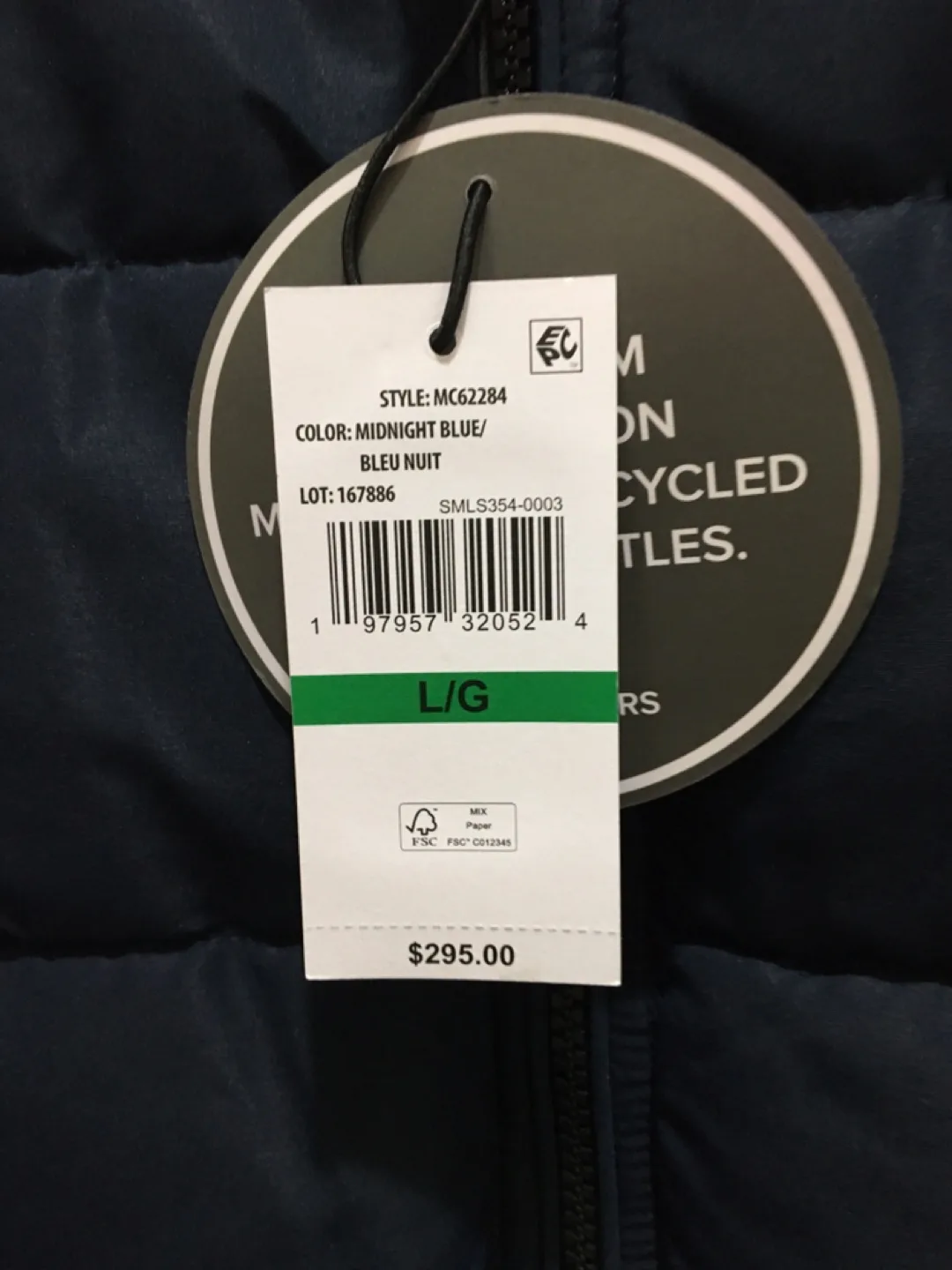 Michael Kors Puffer Jacket - Navy Blue image indicator(10)