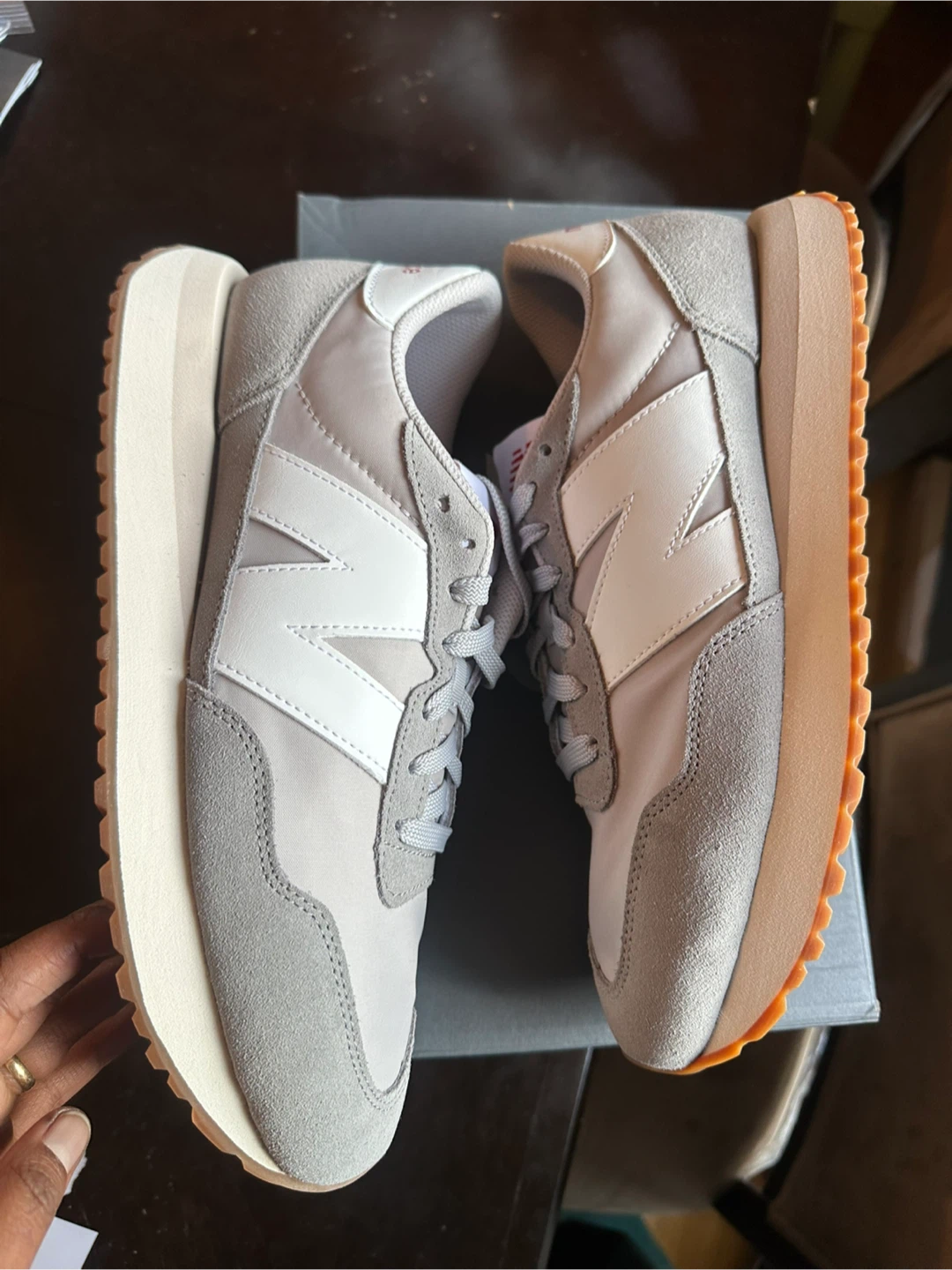 New Balance 237 Grey/White Sneakers size 10 - photo 3