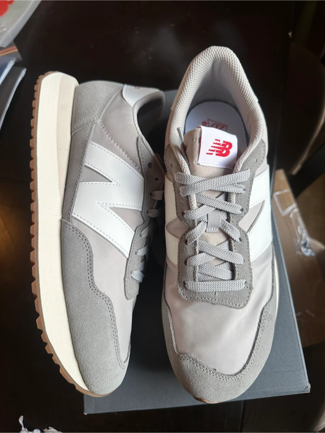 New Balance 237 Grey/White Sneakers size 10 - photo 4