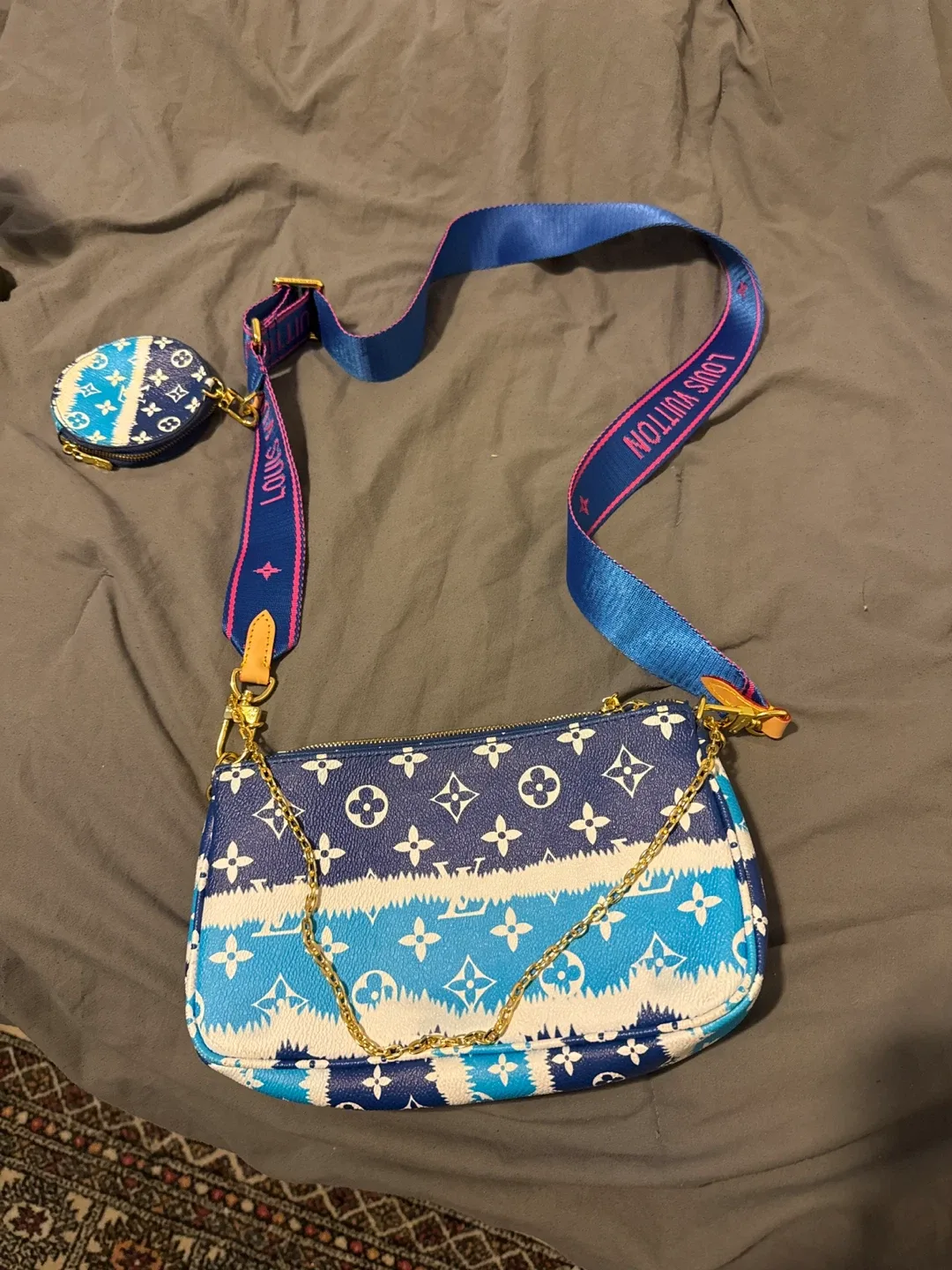 Multi Pochette Accessoires Blue bag image indicator(3)