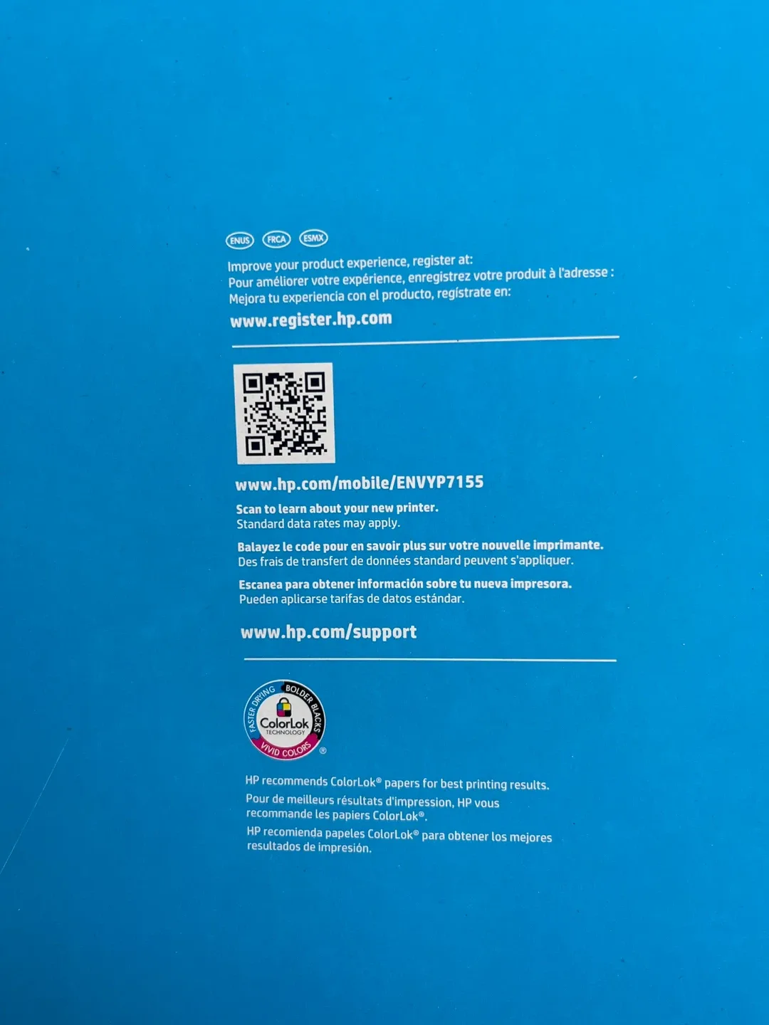 HP Envy Photo 7155 Printer image indicator(4)