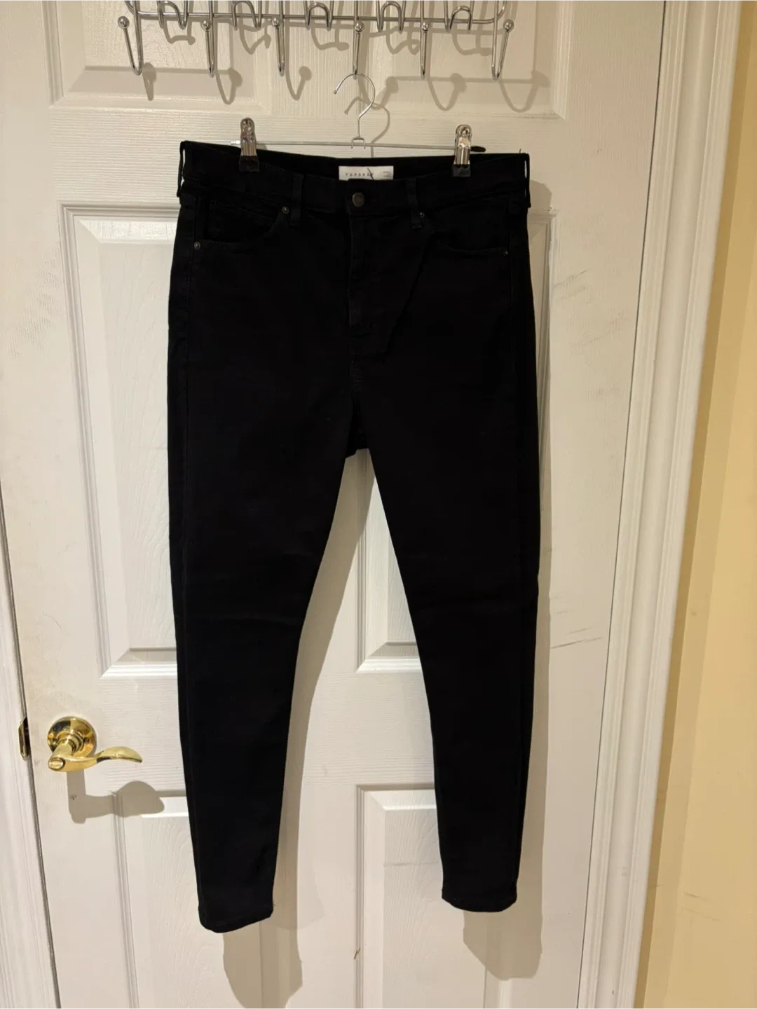 Topshop Jamie Black Jeans - Size 32 thumbnail