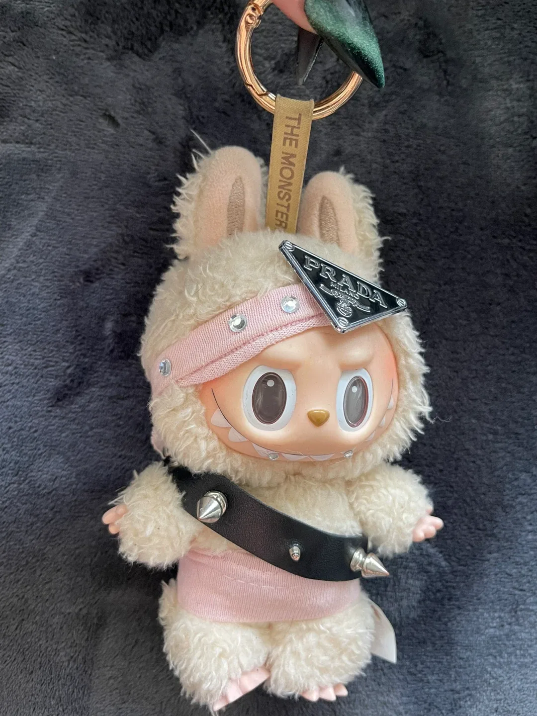 Labubu PRADA x POP MART THE MONSTERS Plush Charm image indicator(2)