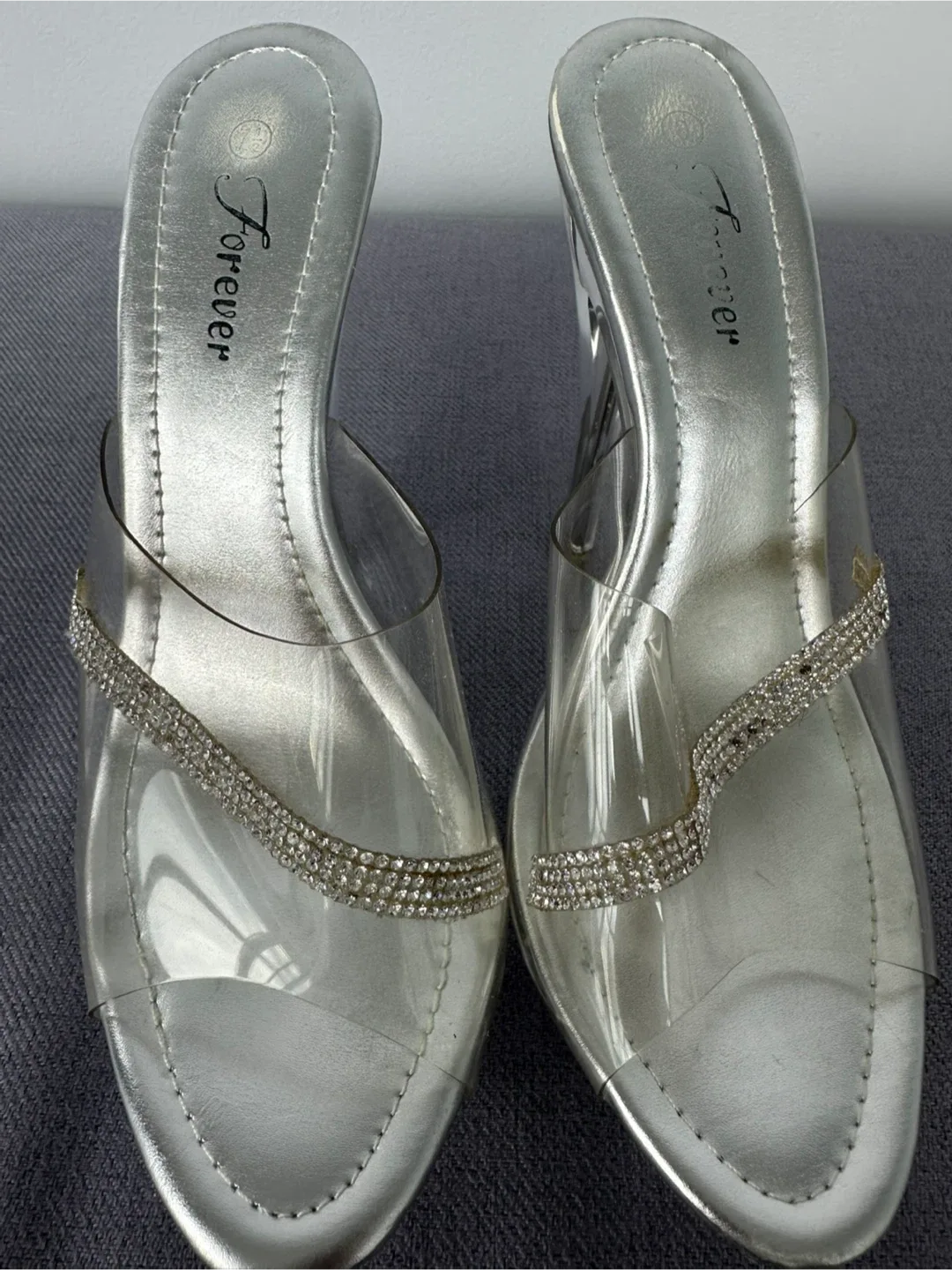 Forever Rhinestone Platform Heels image indicator(5)