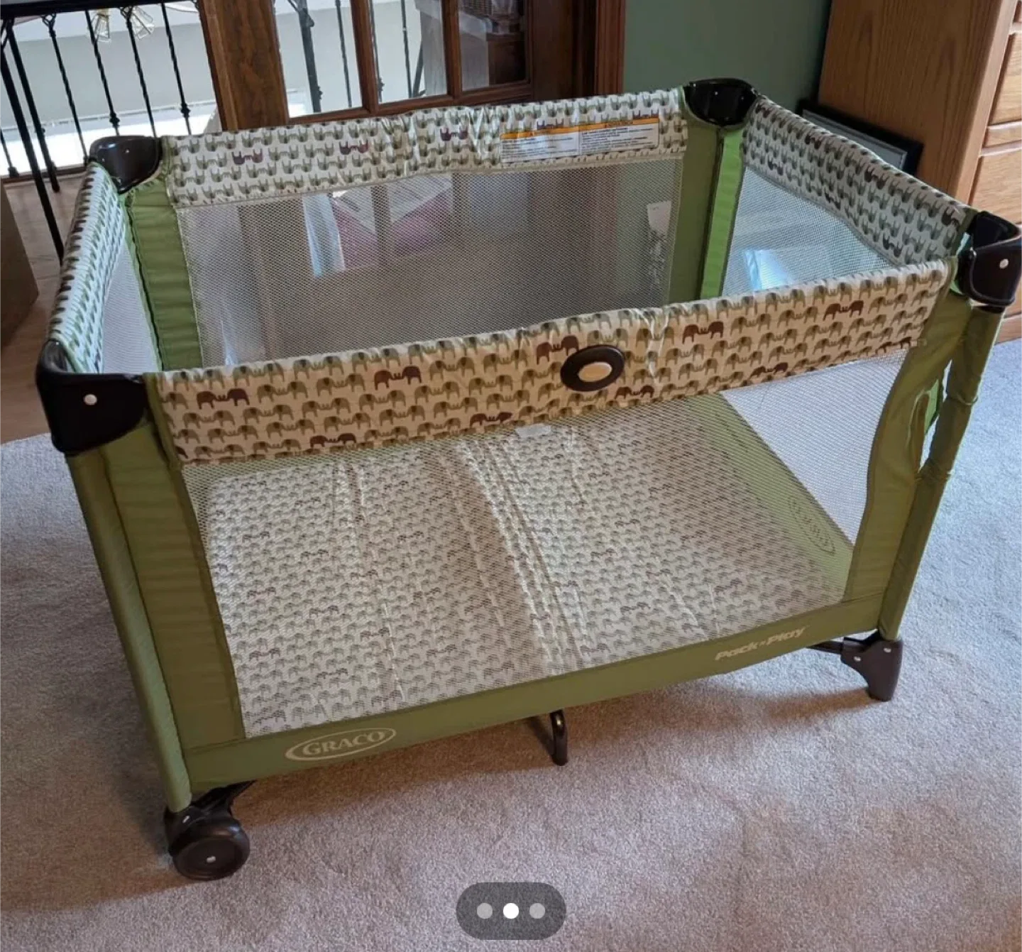 Graco Pack 'n Play Playard - Elephant Pattern image indicator(2)