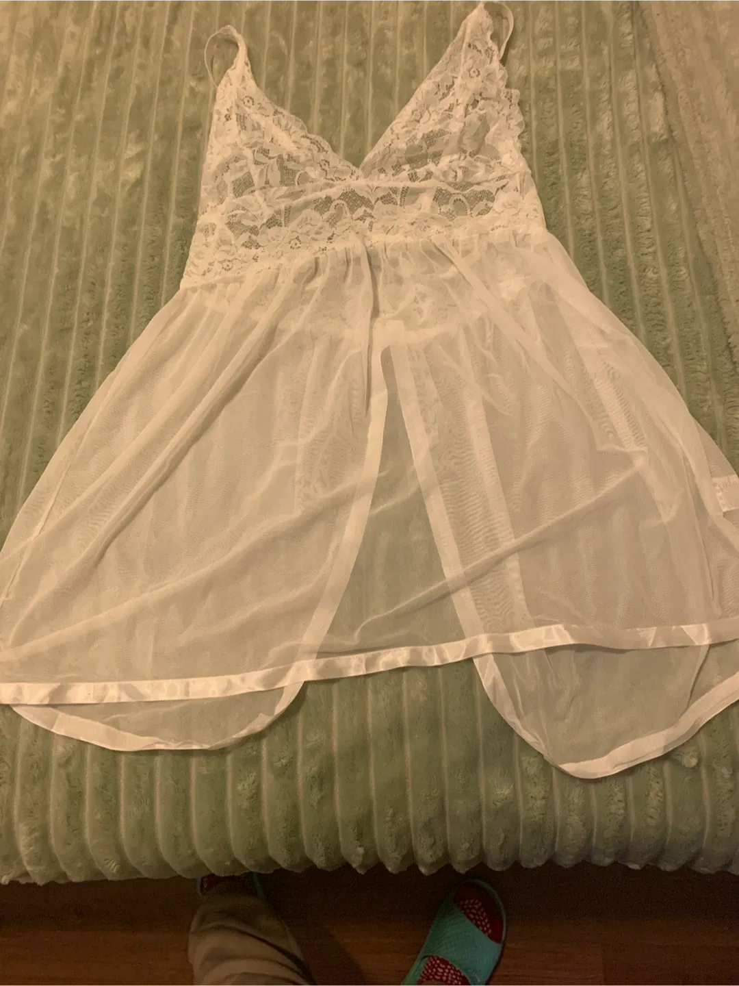 Avidlove White Lace Lingerie