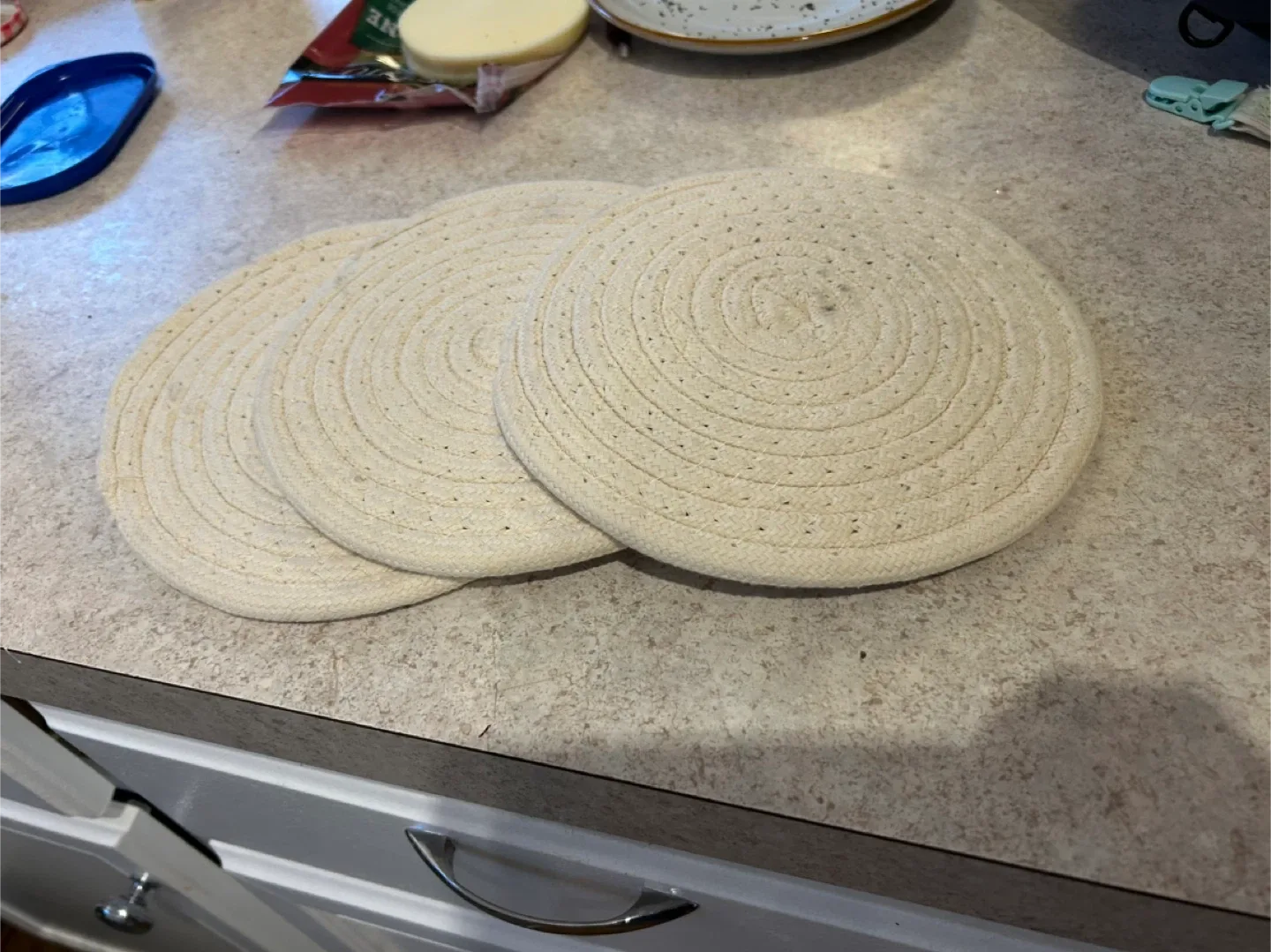 Round Braided Trivets (Set of 3)