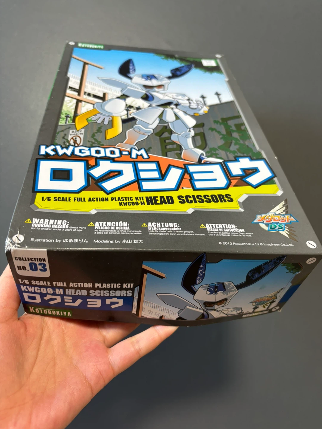 Kotobukiya KP201 Medabots KWG00-M Rokusho 1/6 Scale Model Kit - photo 2