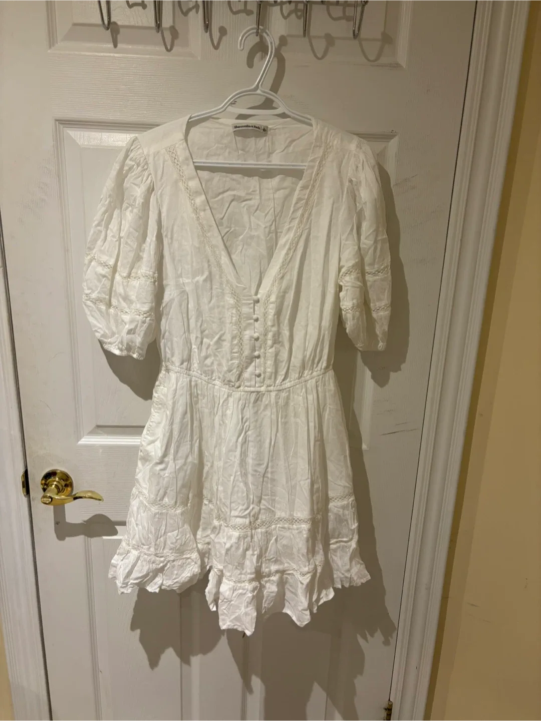 Abercrombie & Fitch White Mini Dress thumbnail