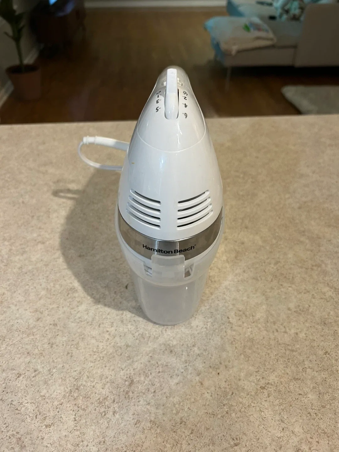 Hamilton Beach White Hand Mixer