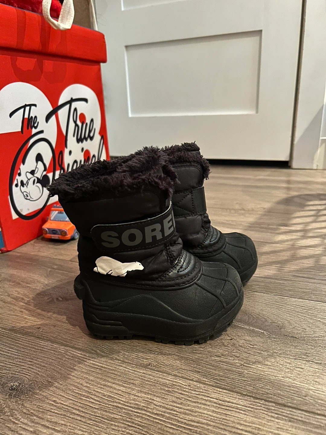 Sorel Black Snow Boots - Size 7T - photo 2