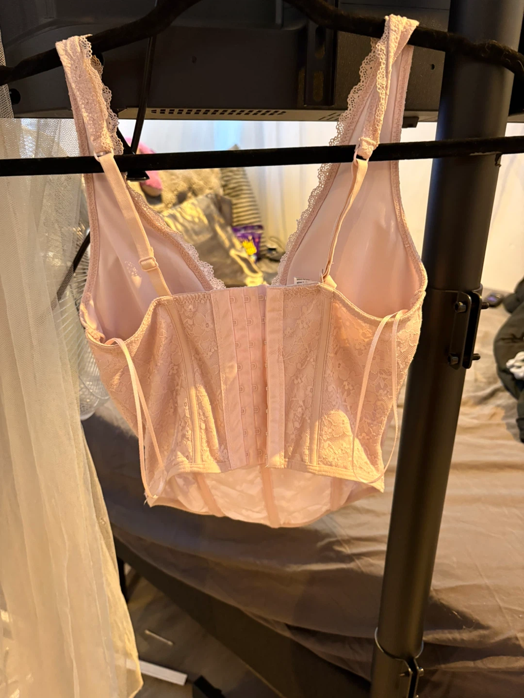 Garage Pink Lace Corset - Size XS - photo 2