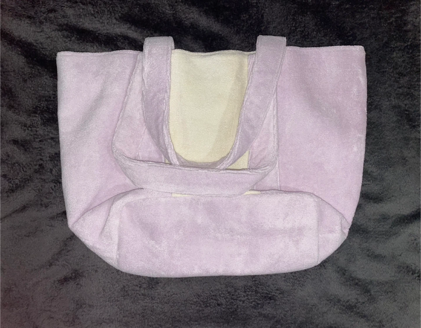 New Stoney Clover Lane Terry Two-Tone Mini Tote - Lilac - photo 2