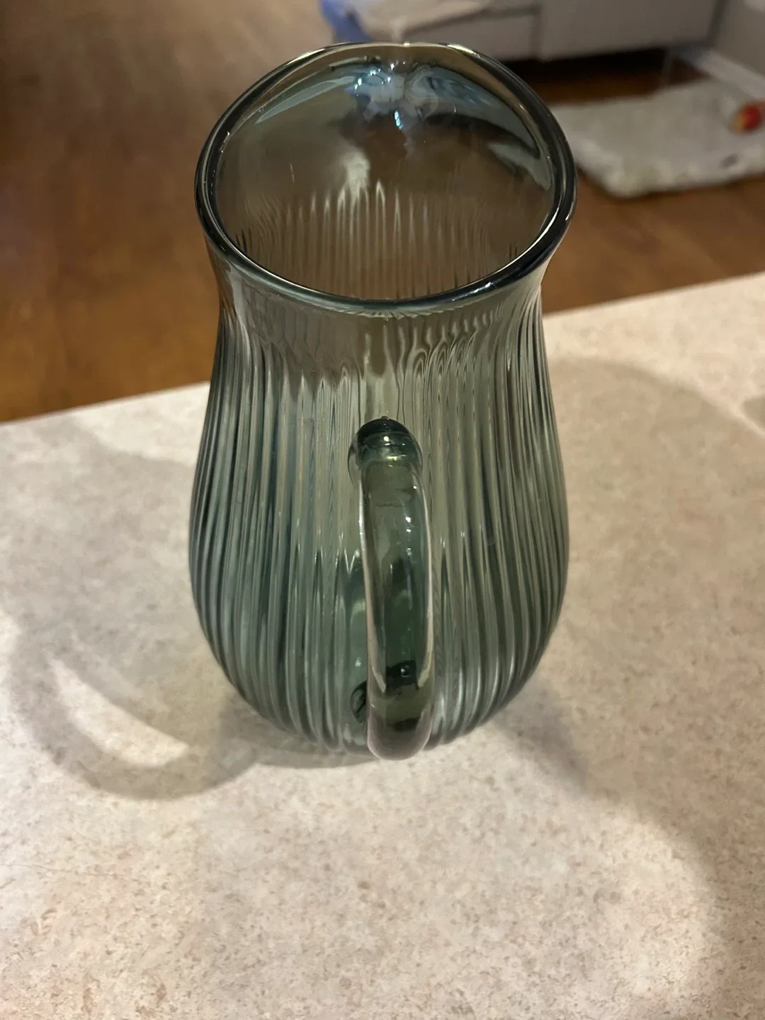 2 Glass Carafe Pitcher