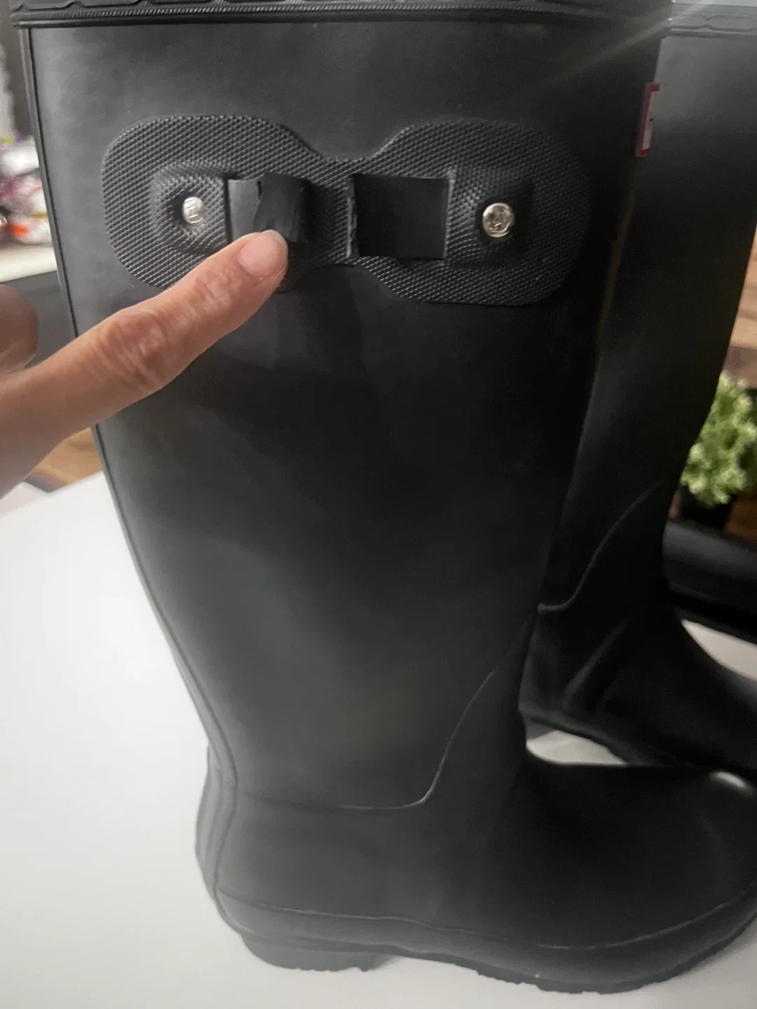 Hunter Black Rain Boots image indicator(3)