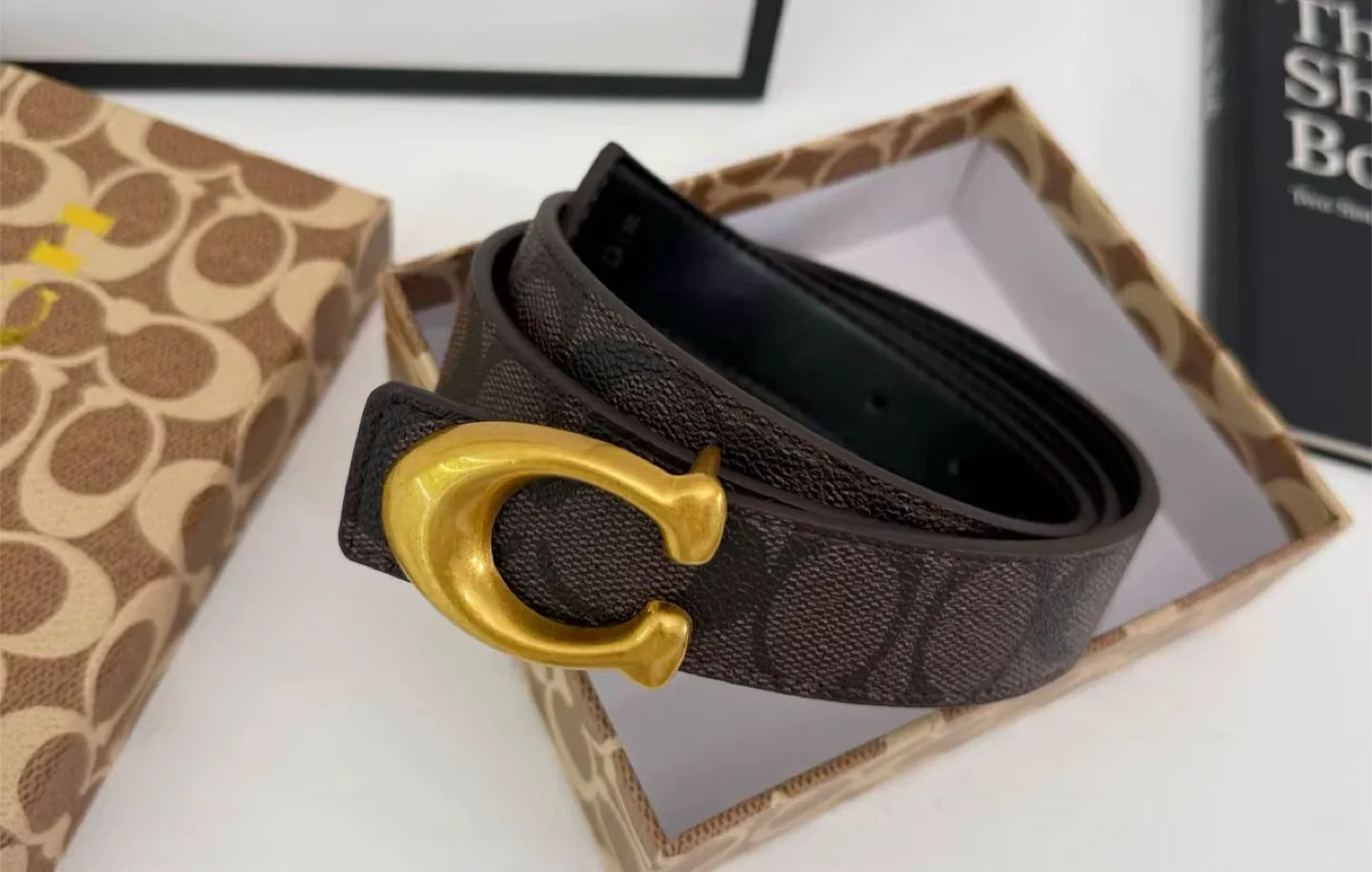 Coach Signature Buckle Belt image indicator(2)