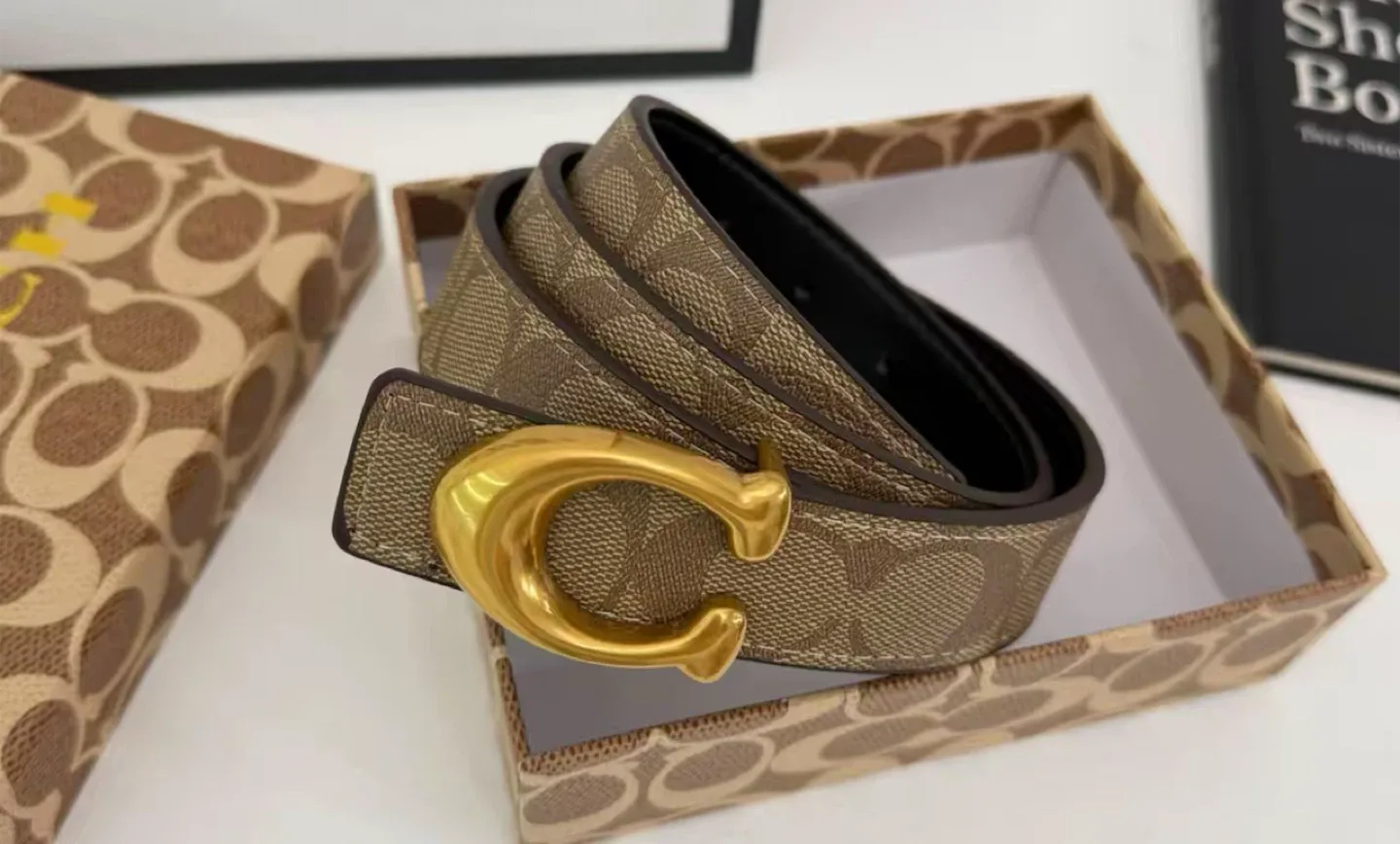 Coach Signature Buckle Belt image indicator(4)