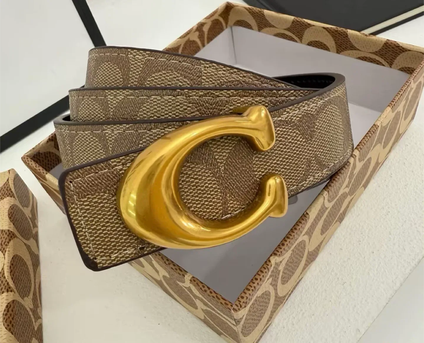 Coach Signature Buckle Belt image indicator(3)