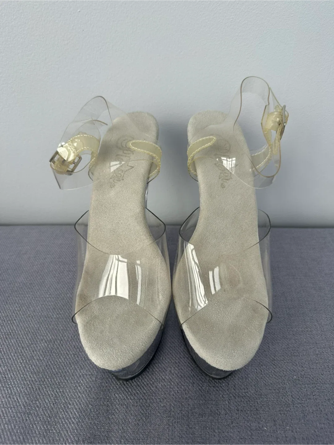 Pleaser Clear Heels - Size 8 image indicator(2)