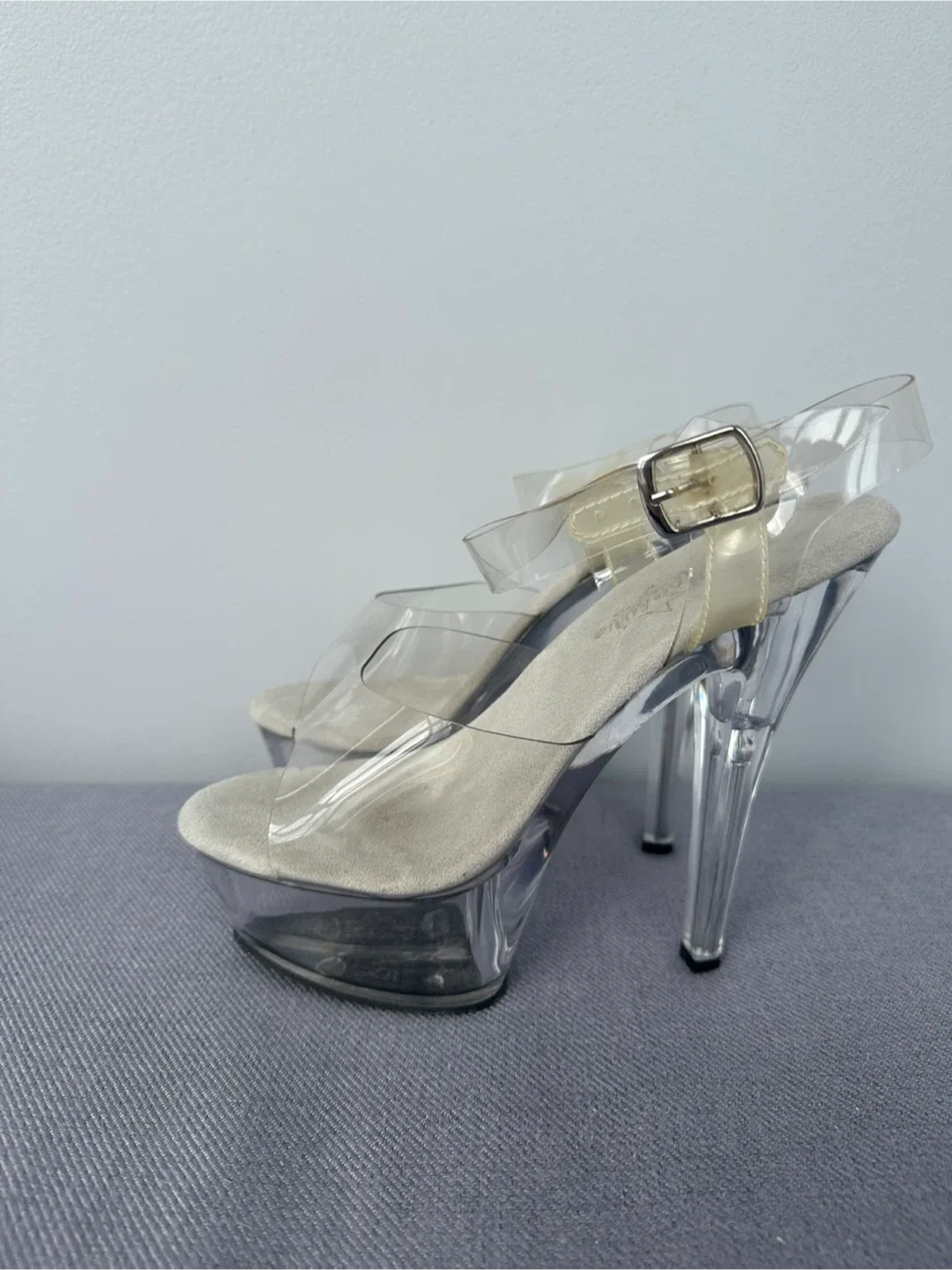 Pleaser Clear Heels - Size 8 image indicator(5)