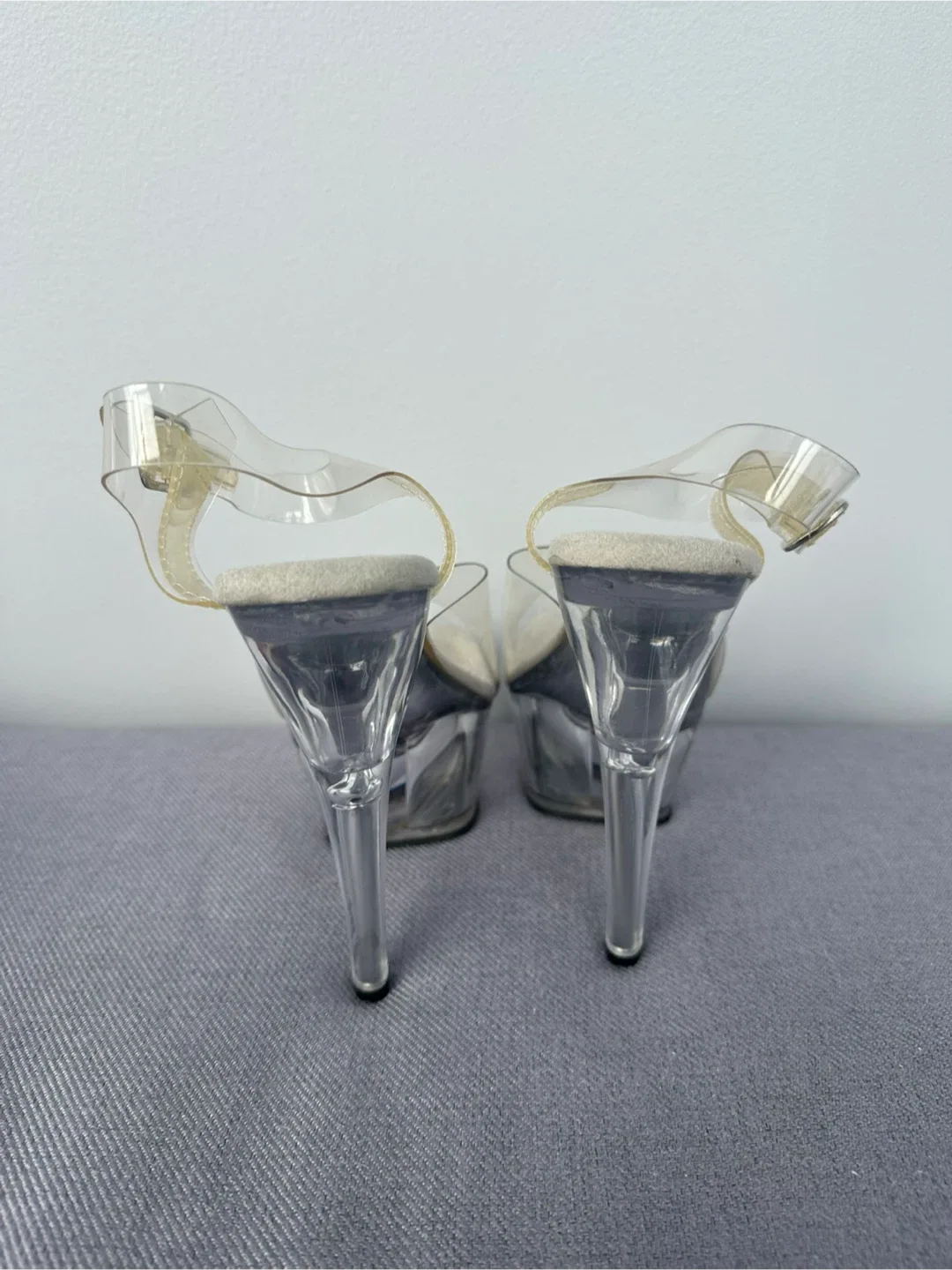 Pleaser Clear Heels - Size 8 image indicator(4)