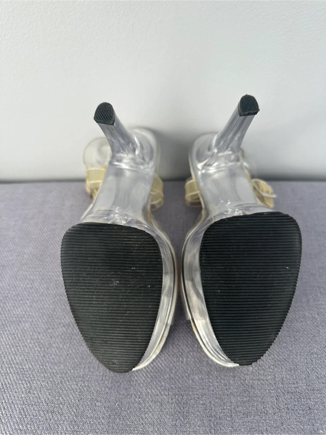 Pleaser Clear Heels - Size 8 image indicator(8)